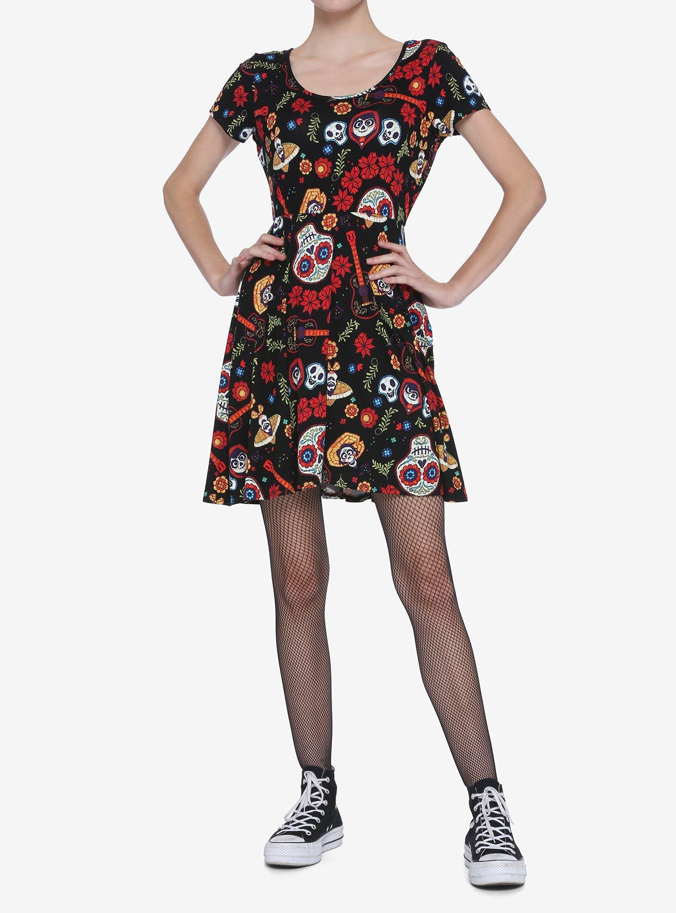 Disney Pixar Coco Lace Back Dress, MULTI, alternate