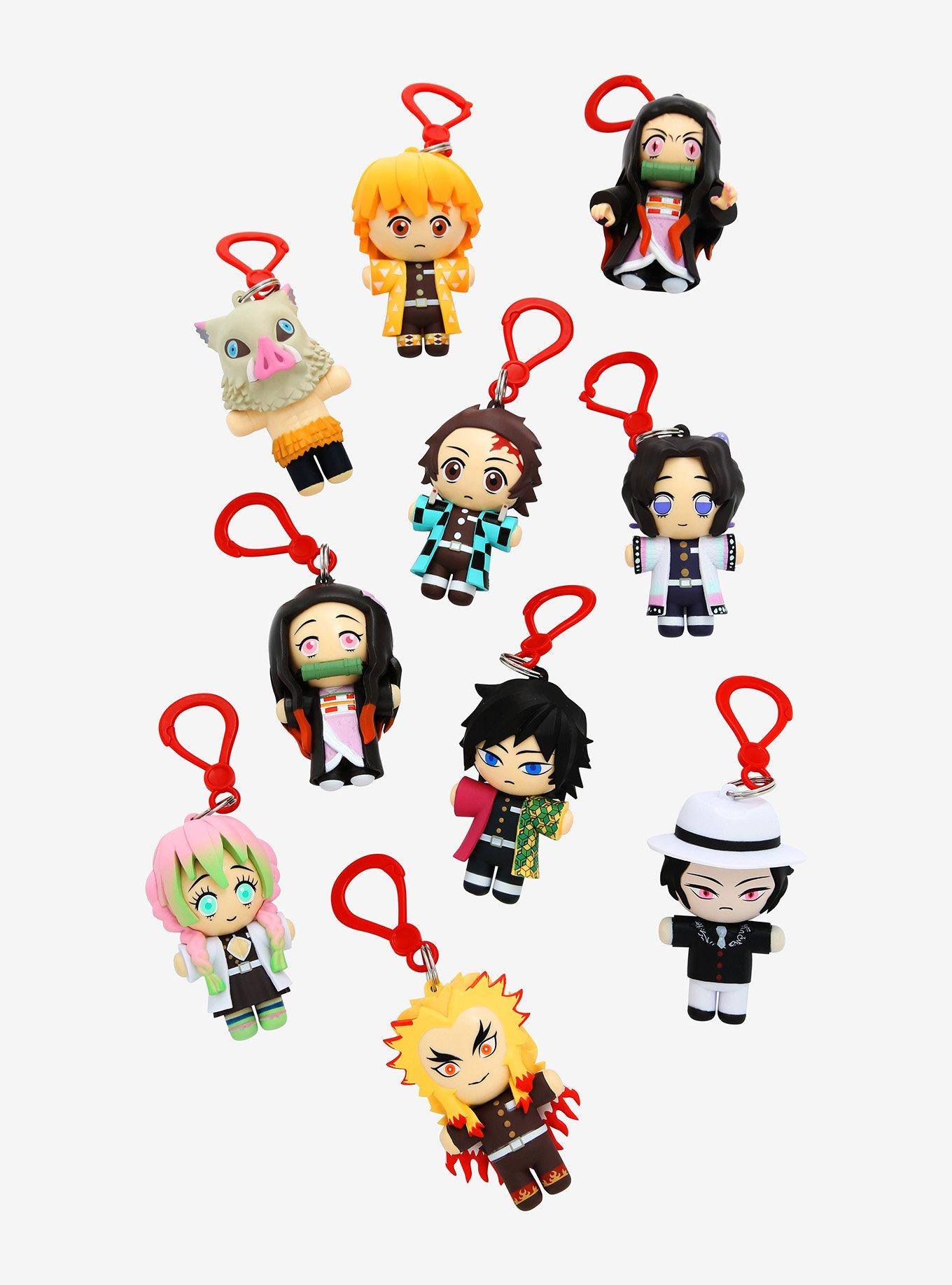 Demon Slayer: Kimetsu no Yaiba Hangers Blind Bag Figural Clips, , alternate