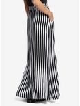 Black & White Stripe Maxi Skirt, BLACK WHITE STRIPE, alternate