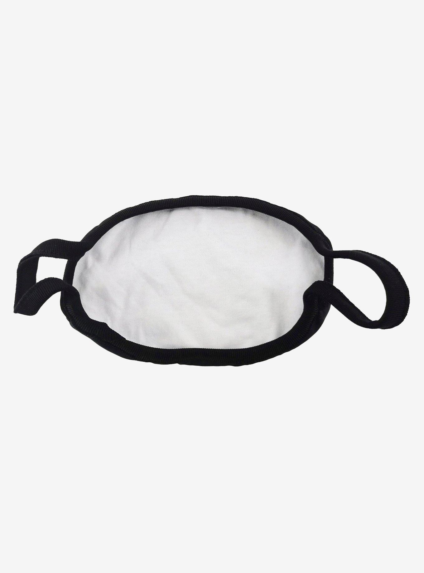 Skull Smile Glow-In-The-Dark Fashion Face Mask, , alternate