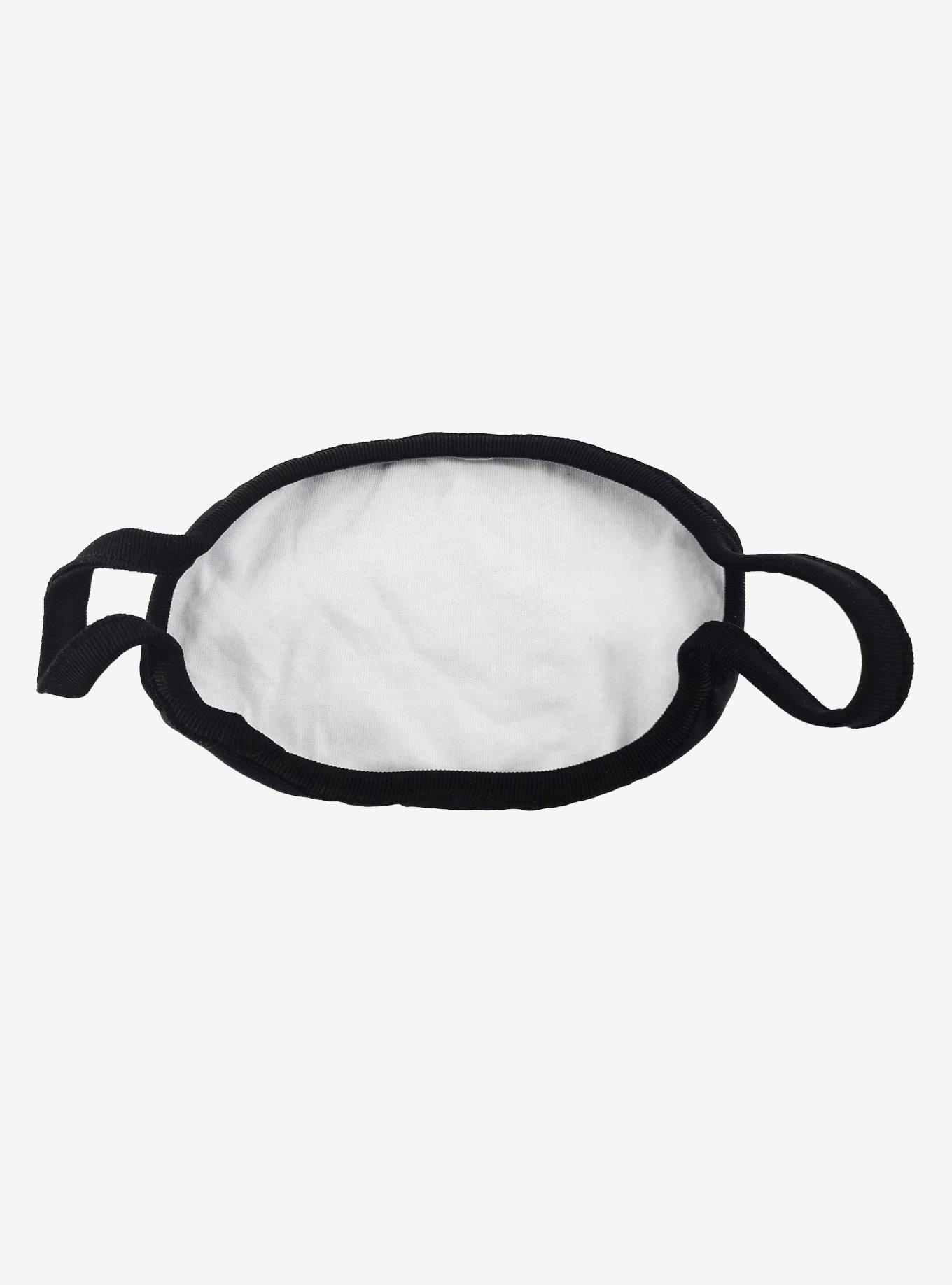 Vampire Fangs Sublimated Fashion Face Mask, , alternate