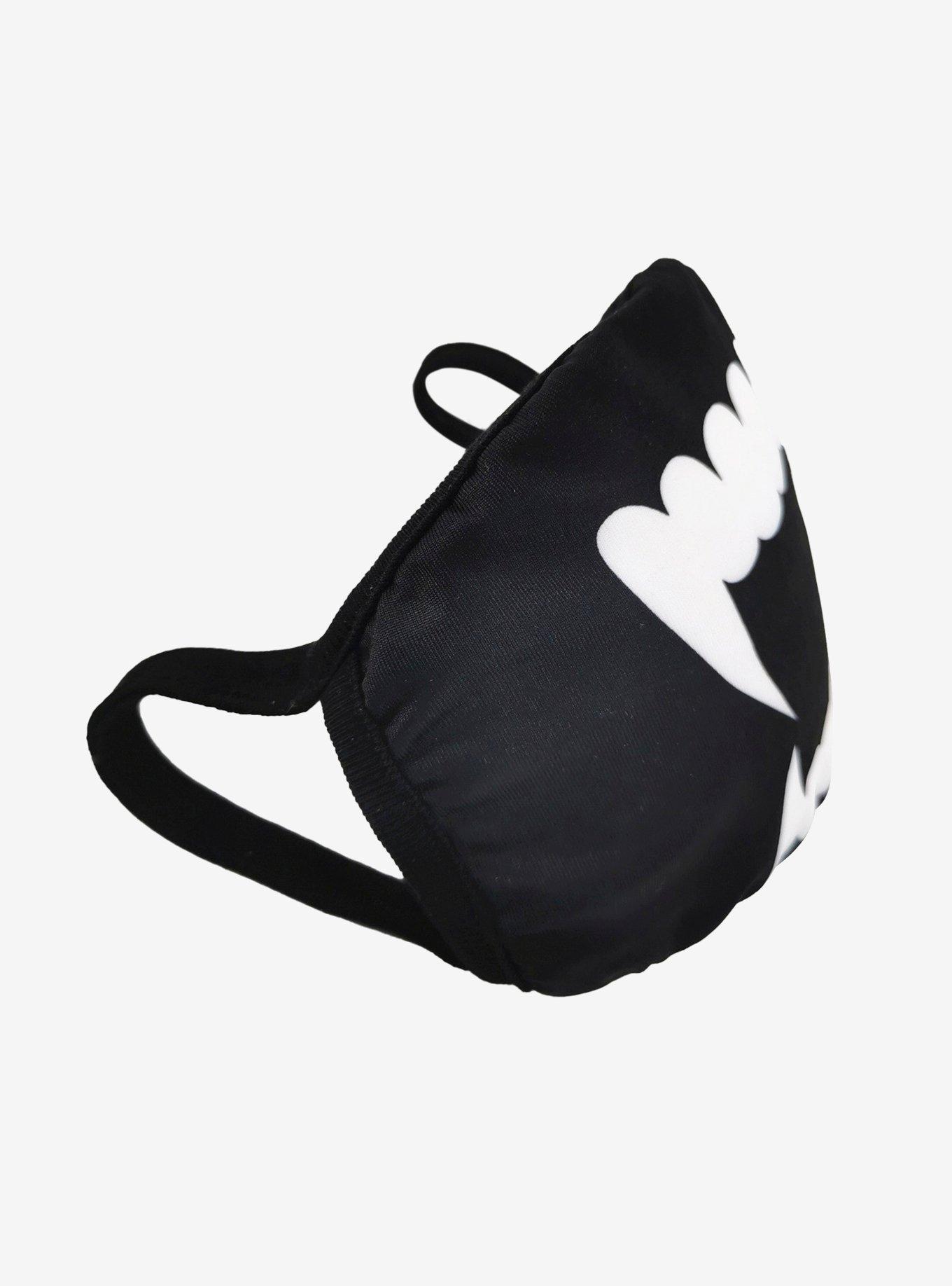Vampire Fangs Sublimated Fashion Face Mask, , alternate