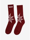 Slipknot Maroon Crew Socks, , alternate