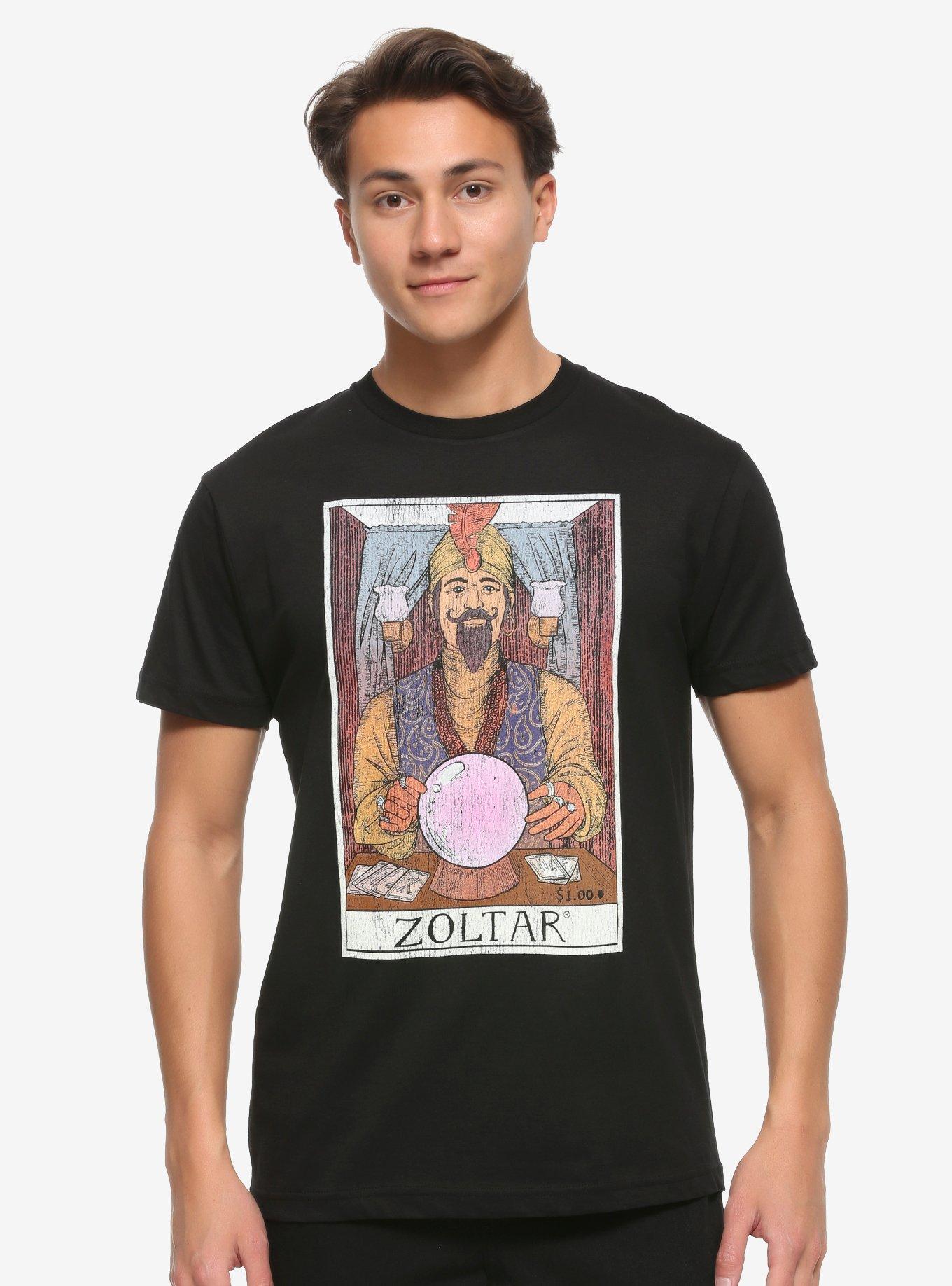 Zoltar Speaks Zoltar Card T-Shirt, BLACK, alternate