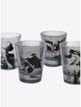 Cowboy Bebop Black & White Mini Glass Set - BoxLunch Exclusive, , alternate