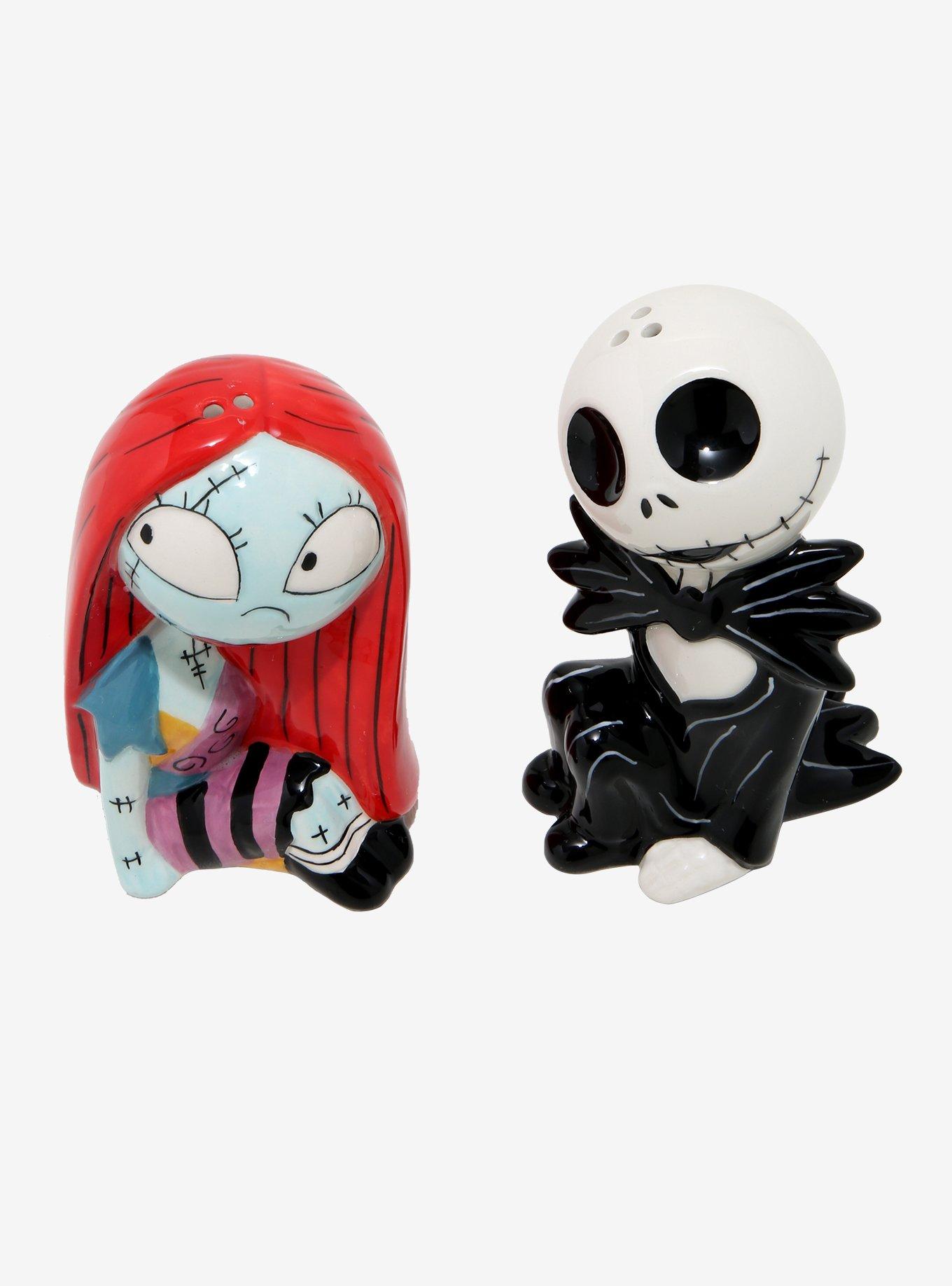 Disney The Nightmare Before Christmas Jack & Sally Salt & Pepper Shakers - BoxLunch Exclusive, , alternate
