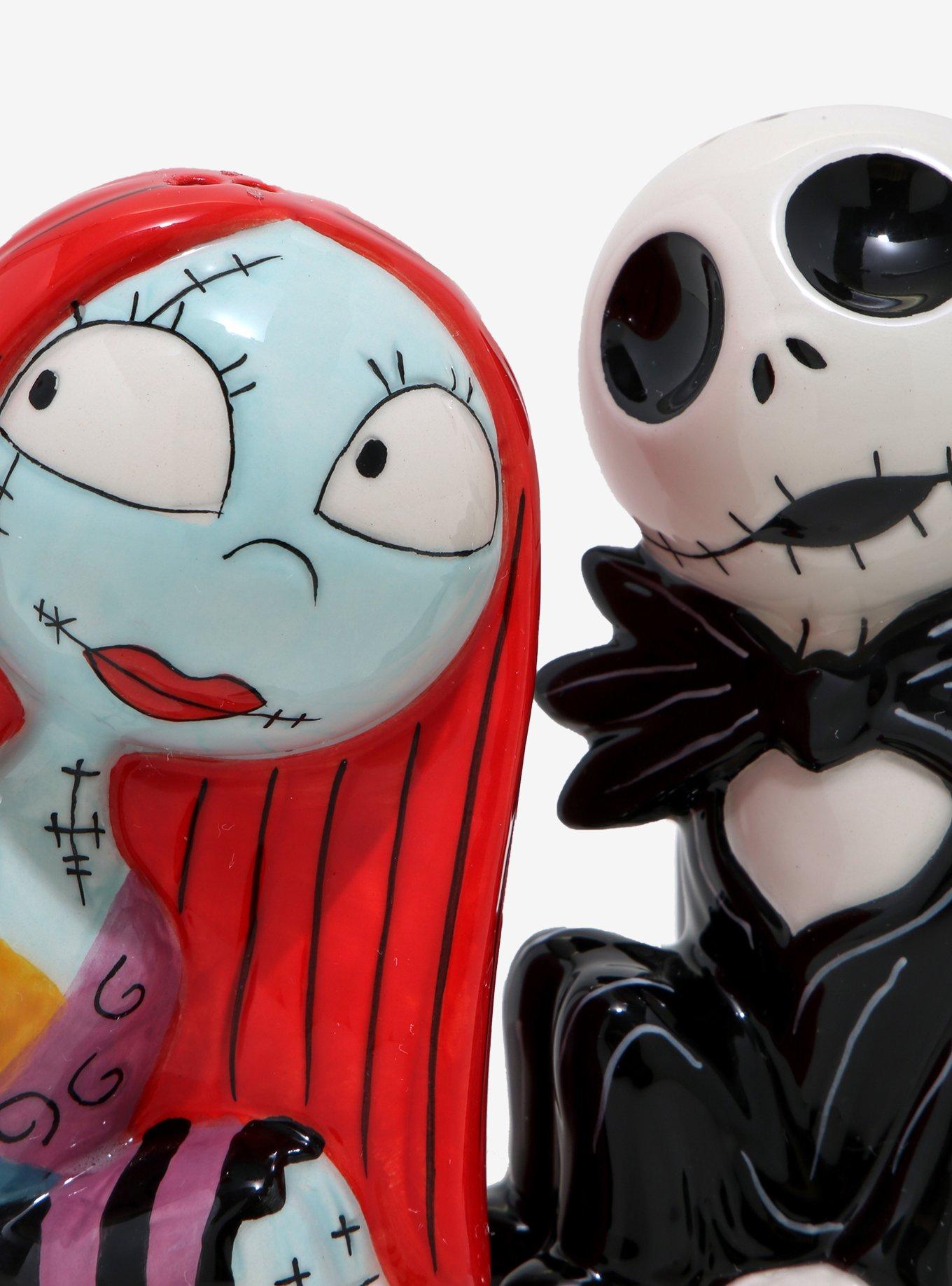 Disney The Nightmare Before Christmas Jack & Sally Salt & Pepper Shakers - BoxLunch Exclusive, , alternate