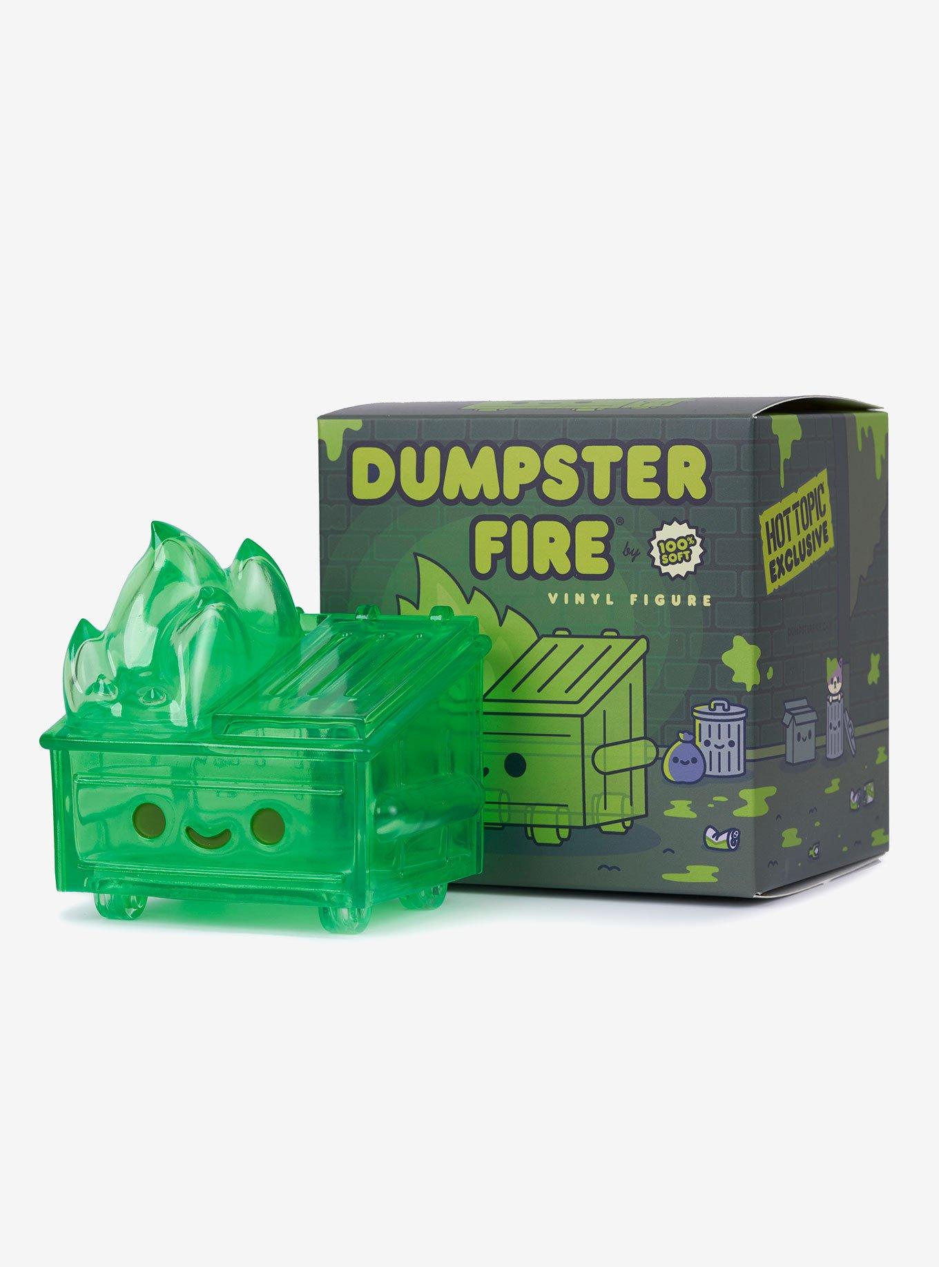 100% Soft Dumpster Fire Slime Vinyl Figure Hot Topic Exclusive, , alternate