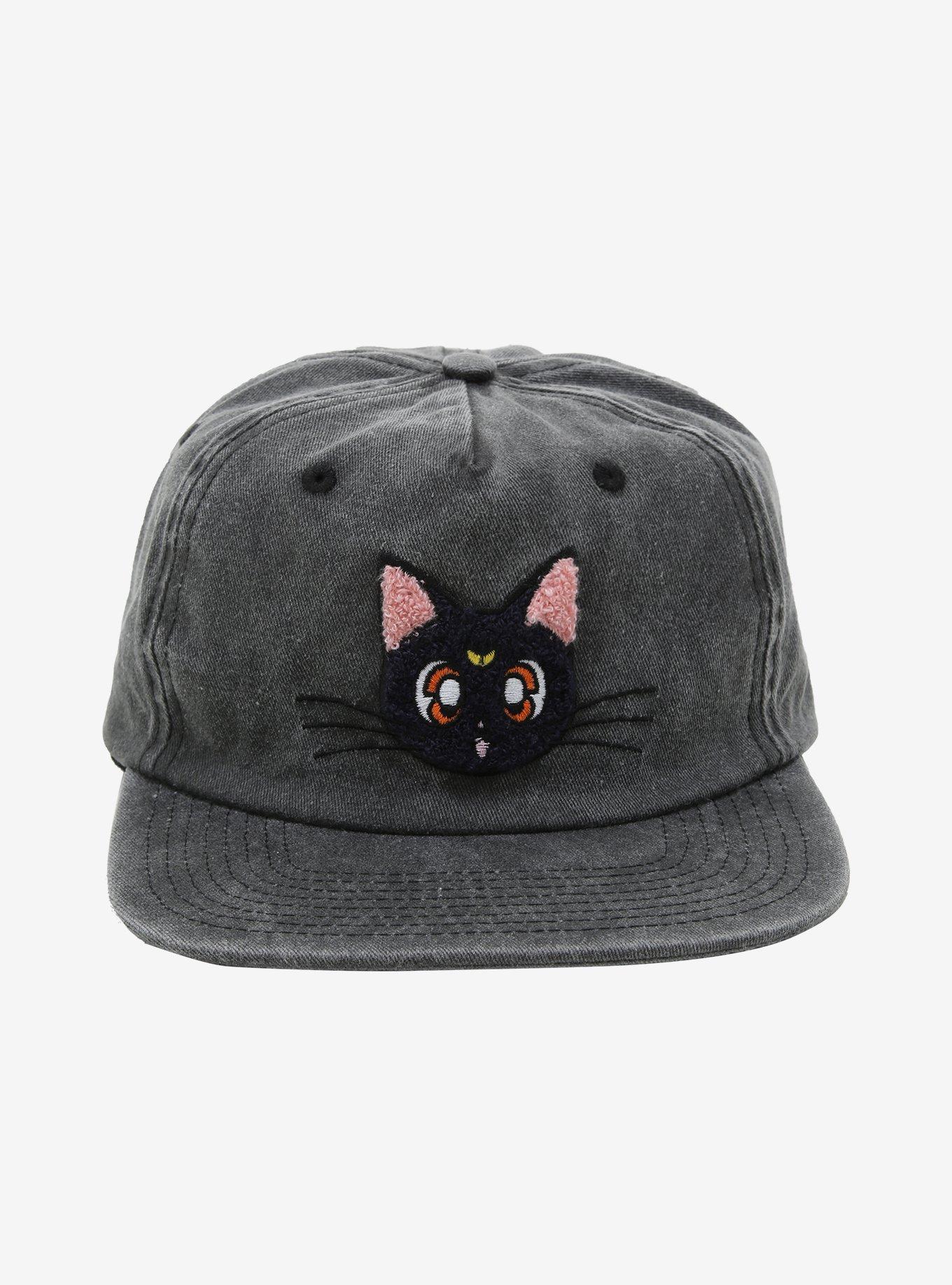 Sailor Moon Luna Chenille Denim Cap, , alternate