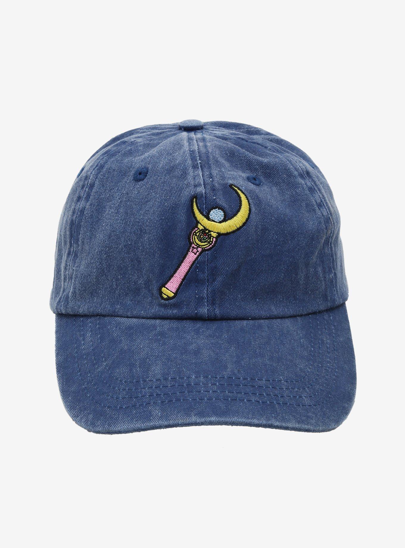 Sailor Moon Moon Stick Denim Cap, , alternate