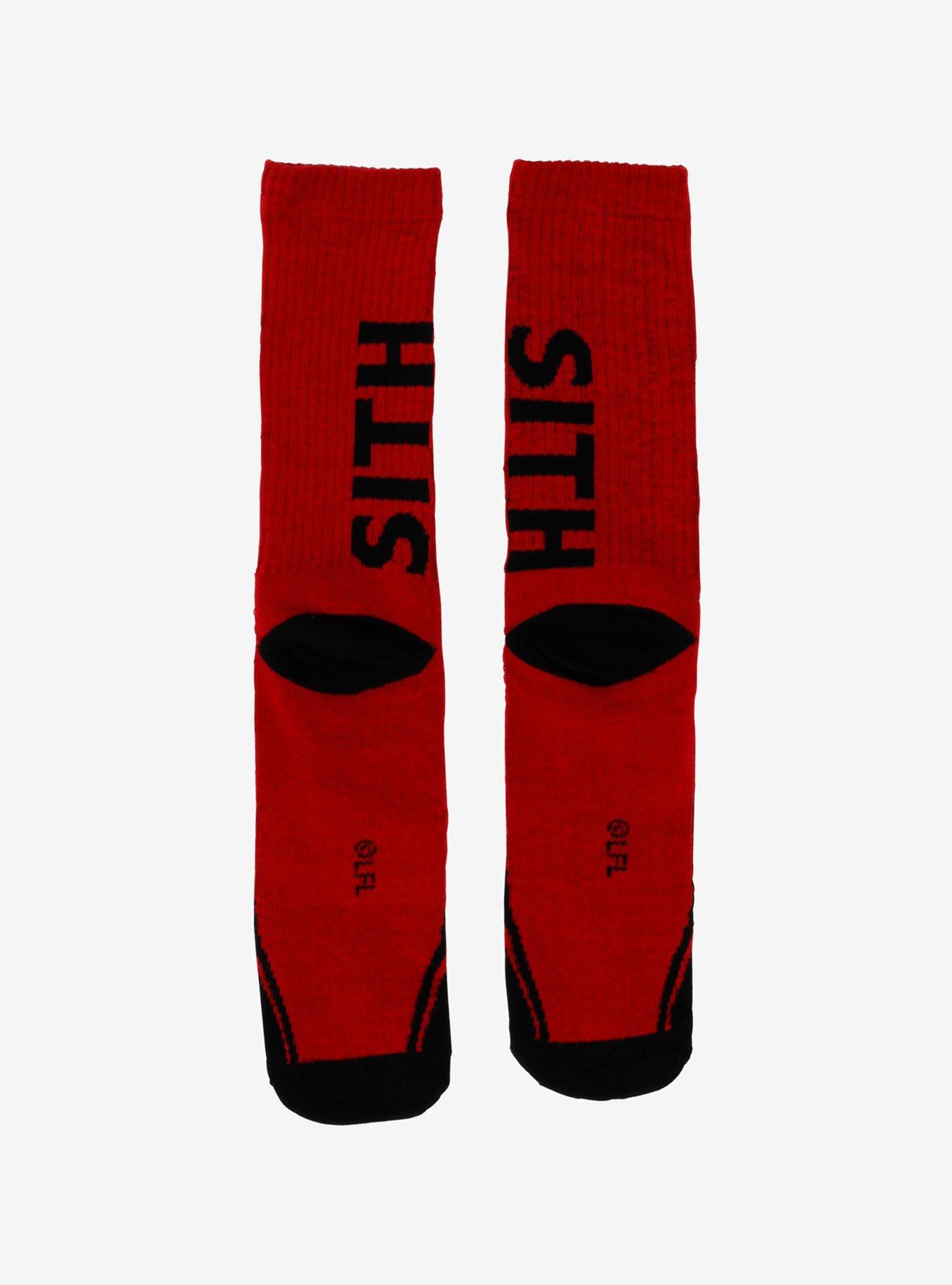 Star Wars Sith Lord Crew Socks, , alternate