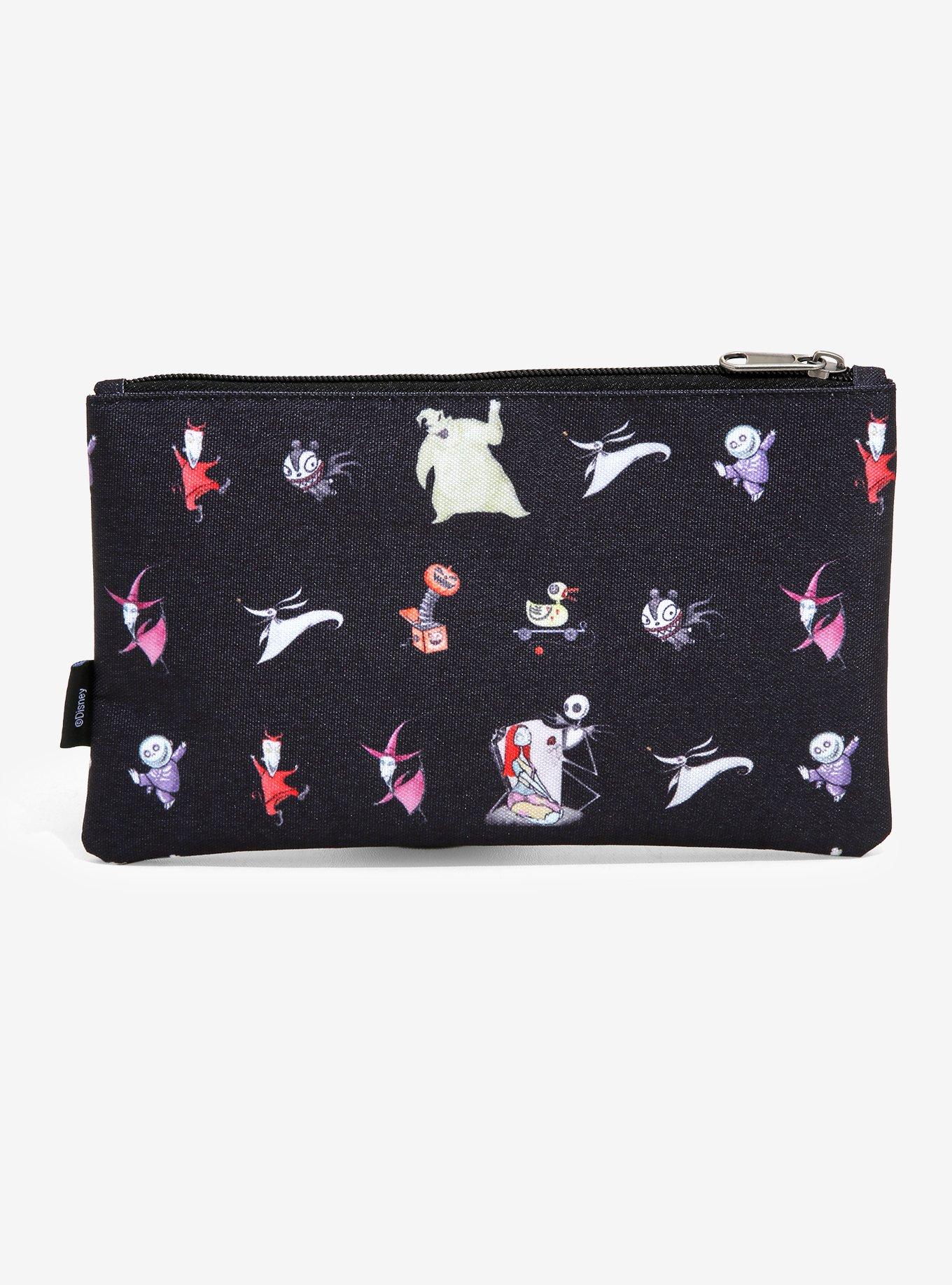 Loungefly The Nightmare Before Christmas Characters Makeup Bag, , alternate