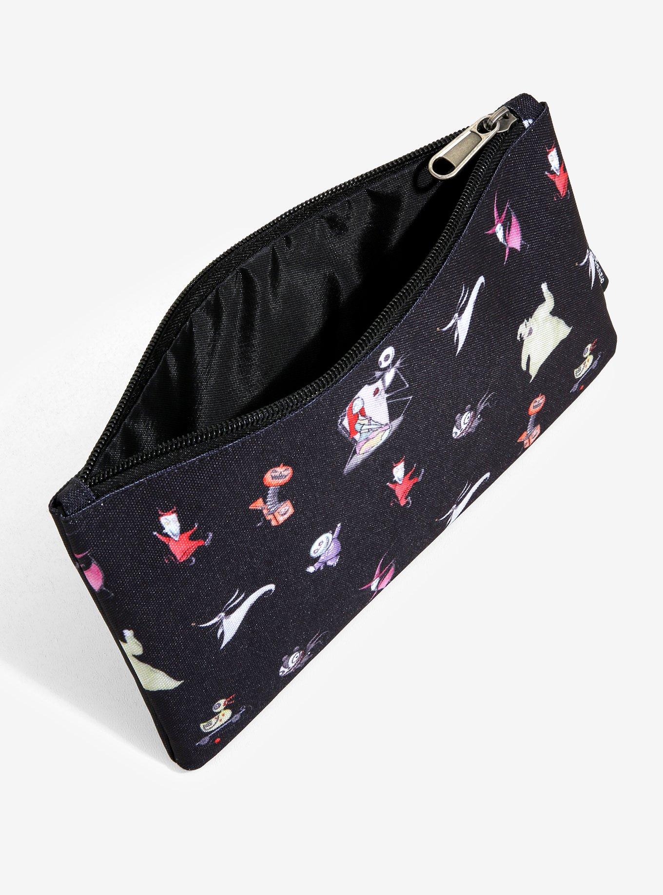 Loungefly The Nightmare Before Christmas Characters Makeup Bag, , alternate