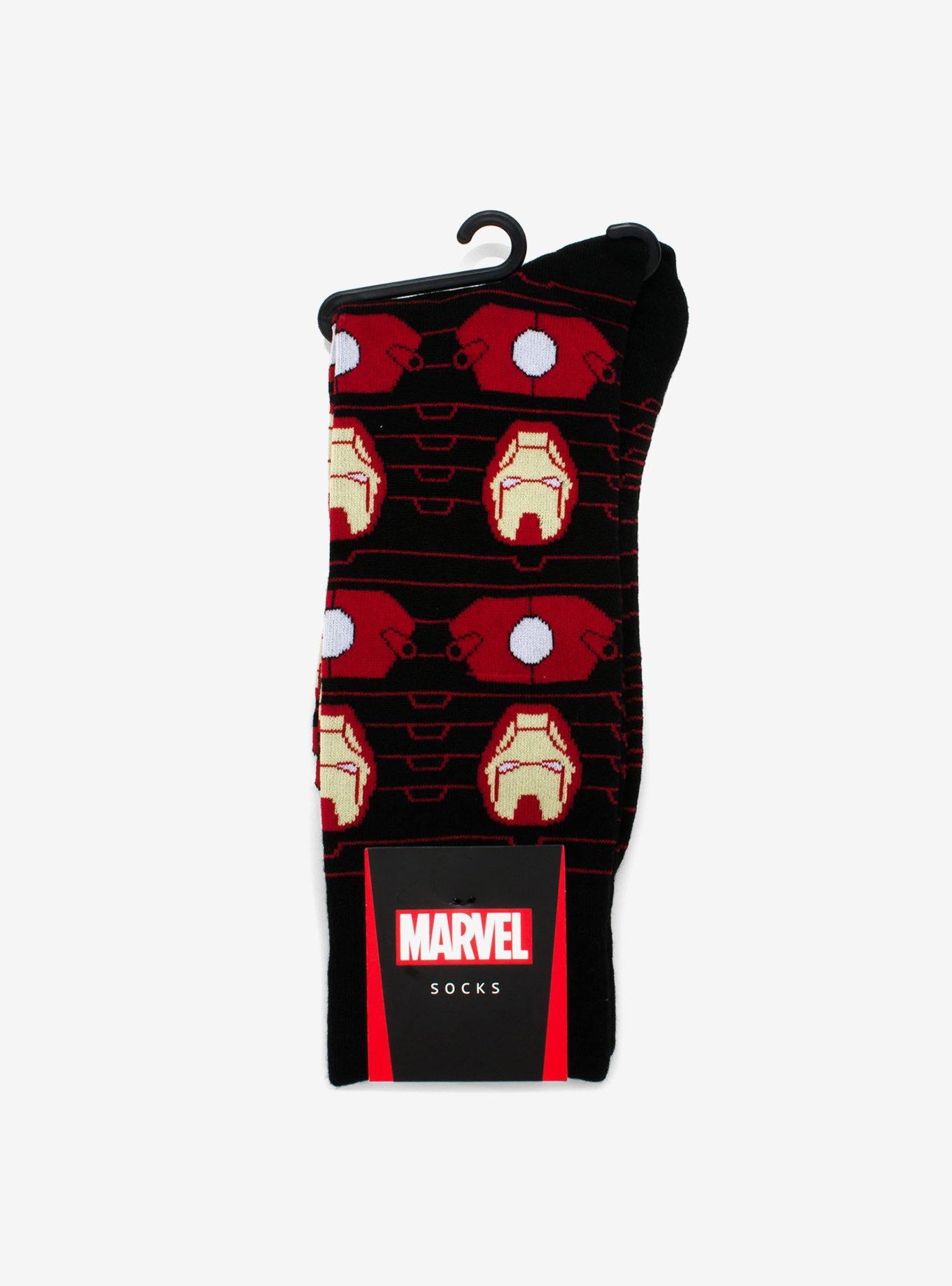 Marvel Iron Man Stripe Black Socks
