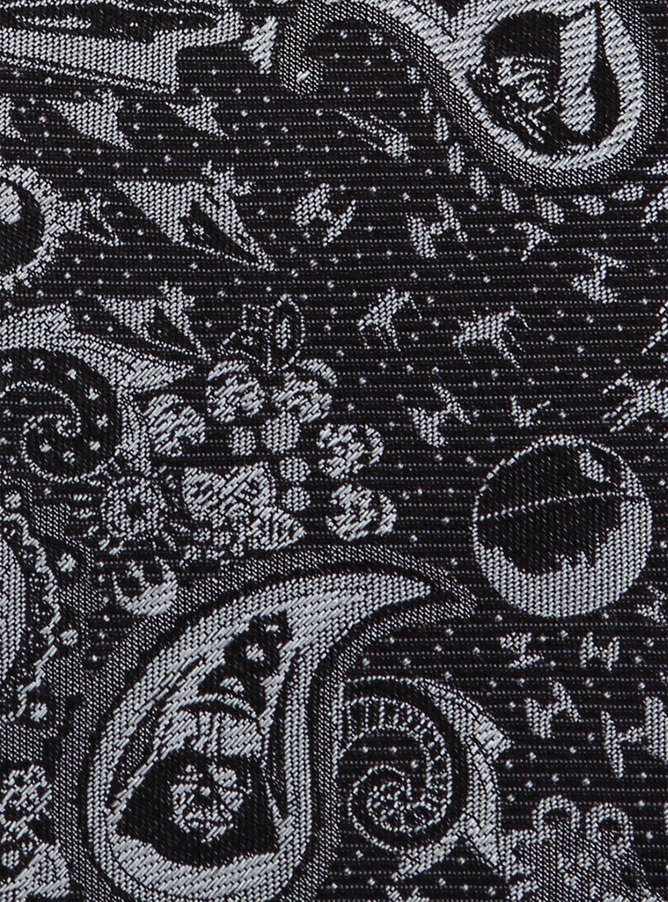 Star Wars Vader Paisley Black and White Tie, , alternate