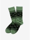 Star Wars Yoda Ombre Stripe Socks, , alternate