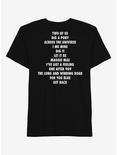 The Beatles Let It Be Tracklist T-Shirt, BLACK, alternate