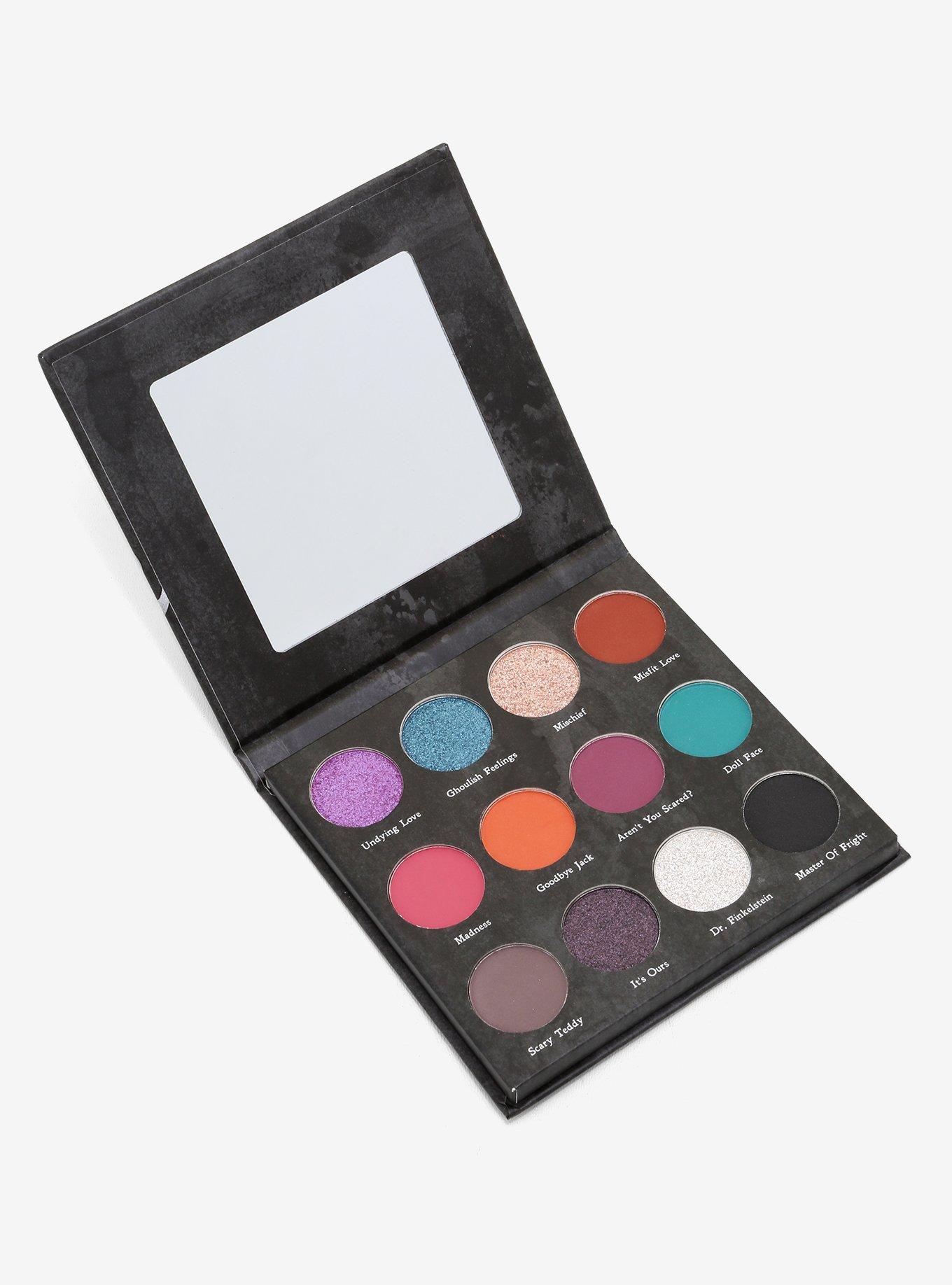 The Nightmare Before Christmas Jack & Sally Love Is Eternal Eyeshadow Palette, , alternate