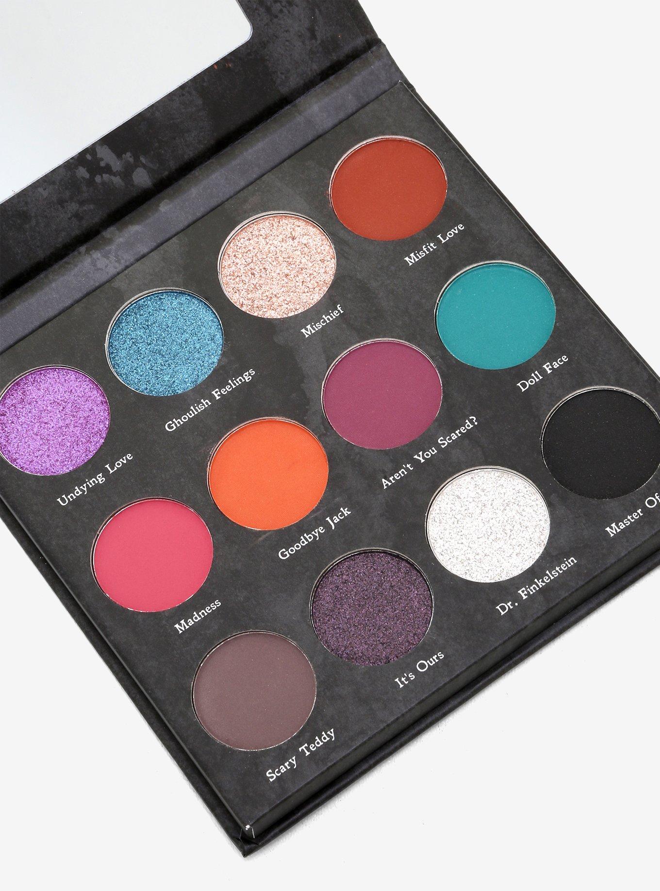 The Nightmare Before Christmas Jack & Sally Love Is Eternal Eyeshadow Palette, , alternate