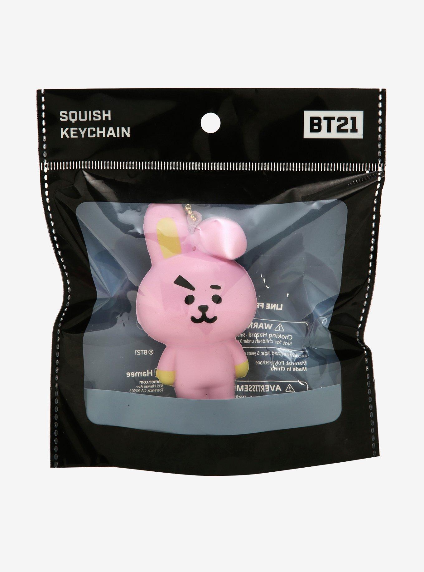 BT21 Cooky Squishy Key Chain, , alternate