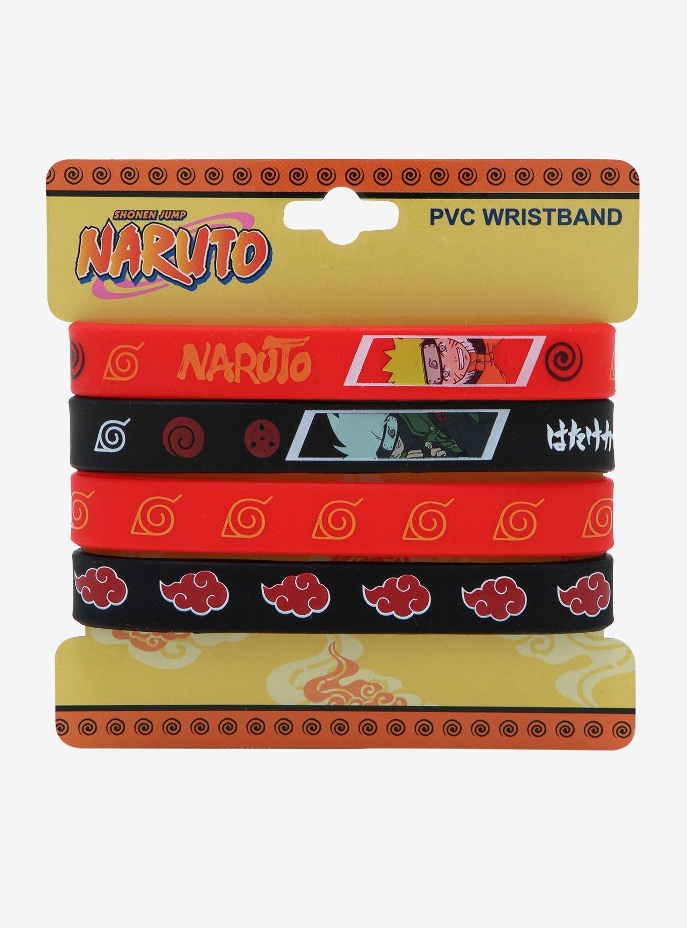 Naruto Shippuden Kakashi Naruto Rubber Bracelet Set, , alternate