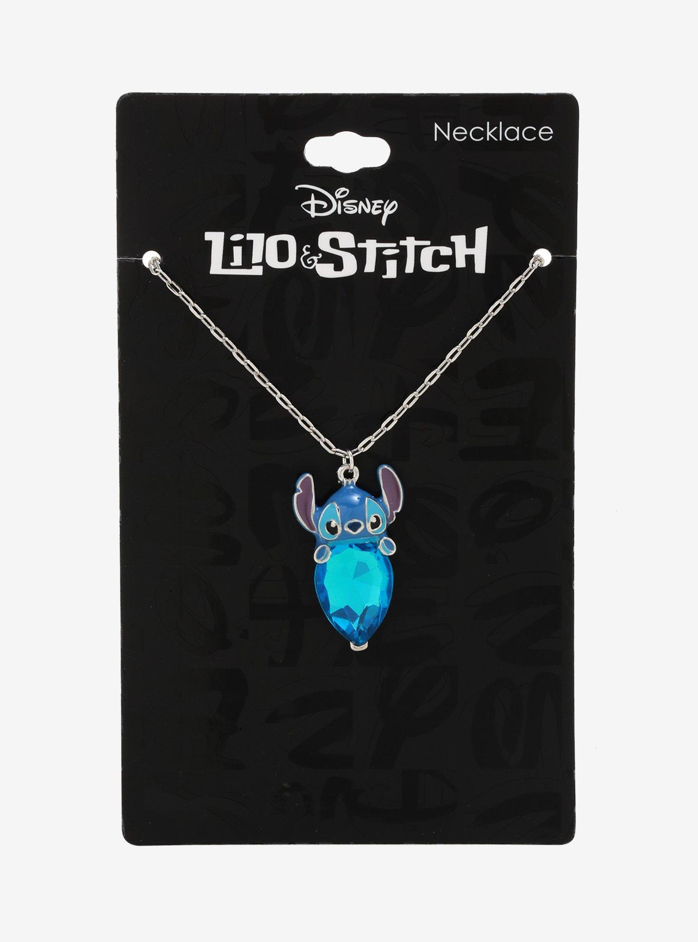 Disney Lilo & Stitch Gem Stitch Necklace, , alternate