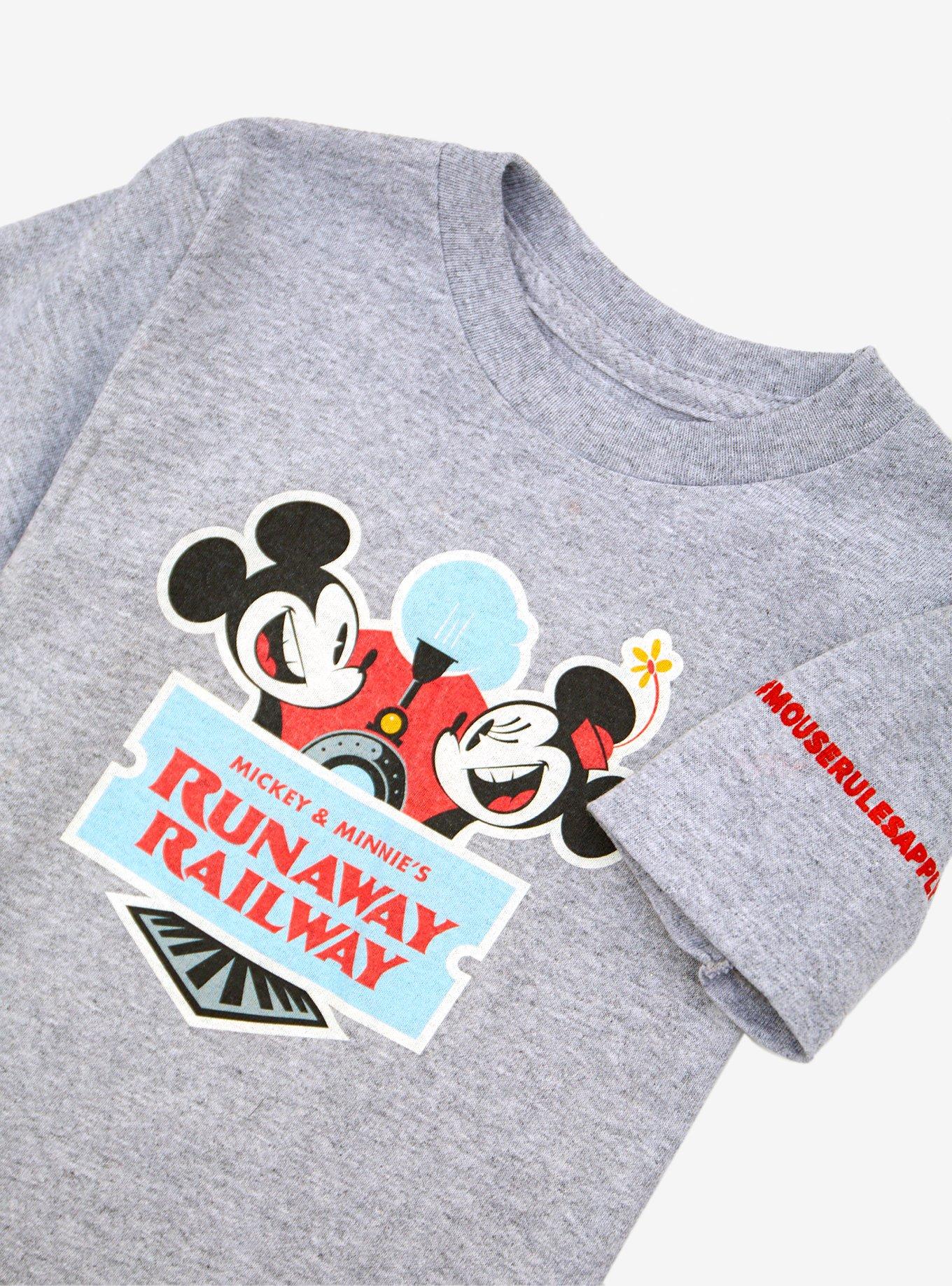 Disney Mickey & Minnie's Runaway Railway Toddler T-Shirt, BLUE, alternate