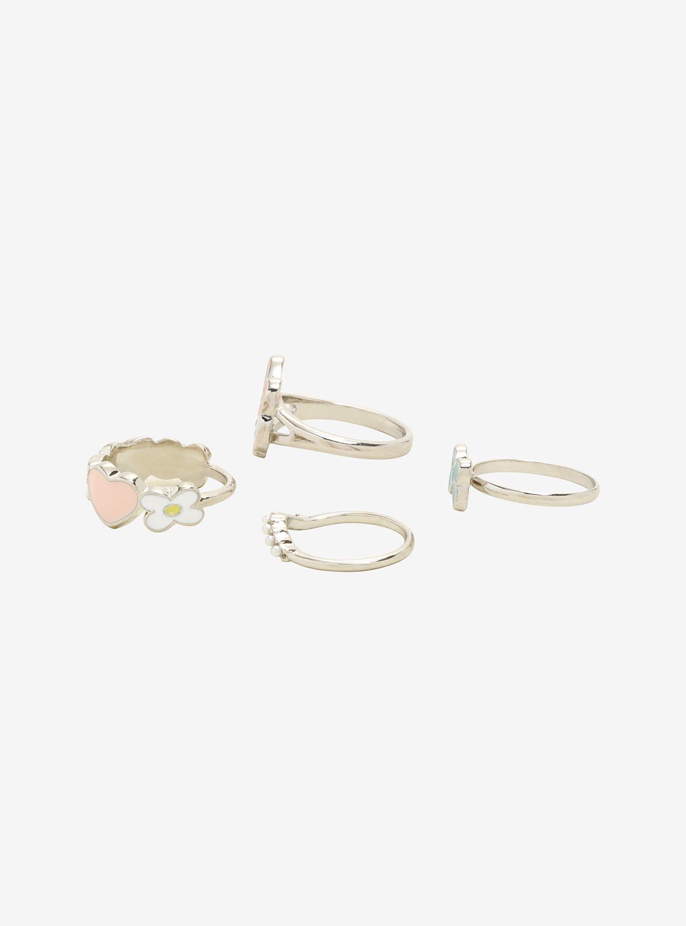 My Melody Icon Ring Set, , alternate