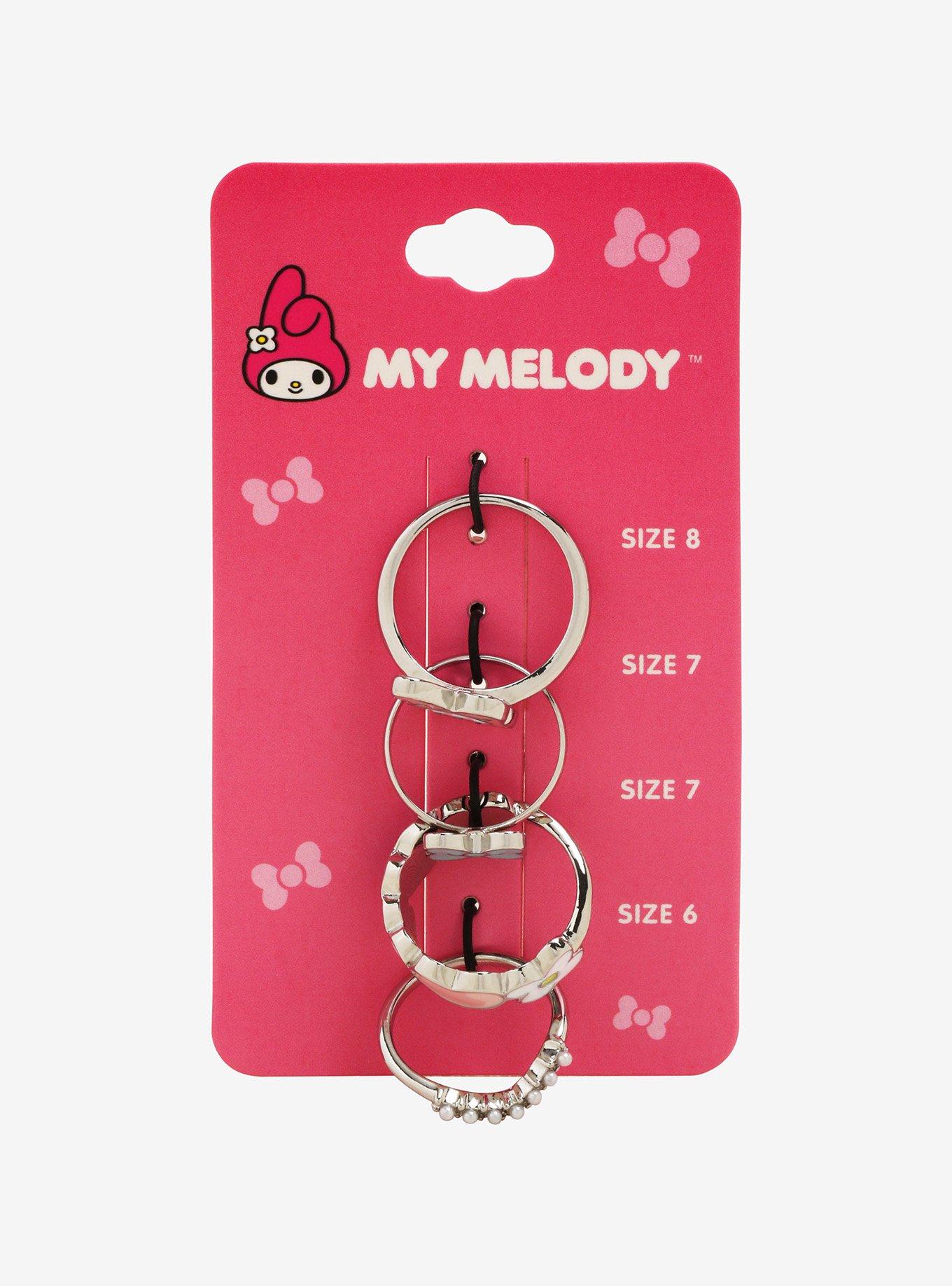 My Melody Icon Ring Set, , alternate