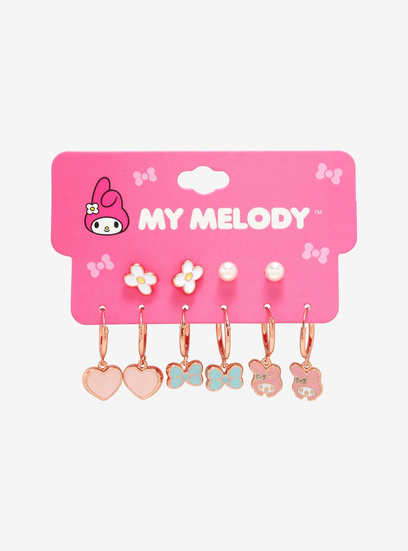My Melody Hoop & Stud Earring Set, , alternate