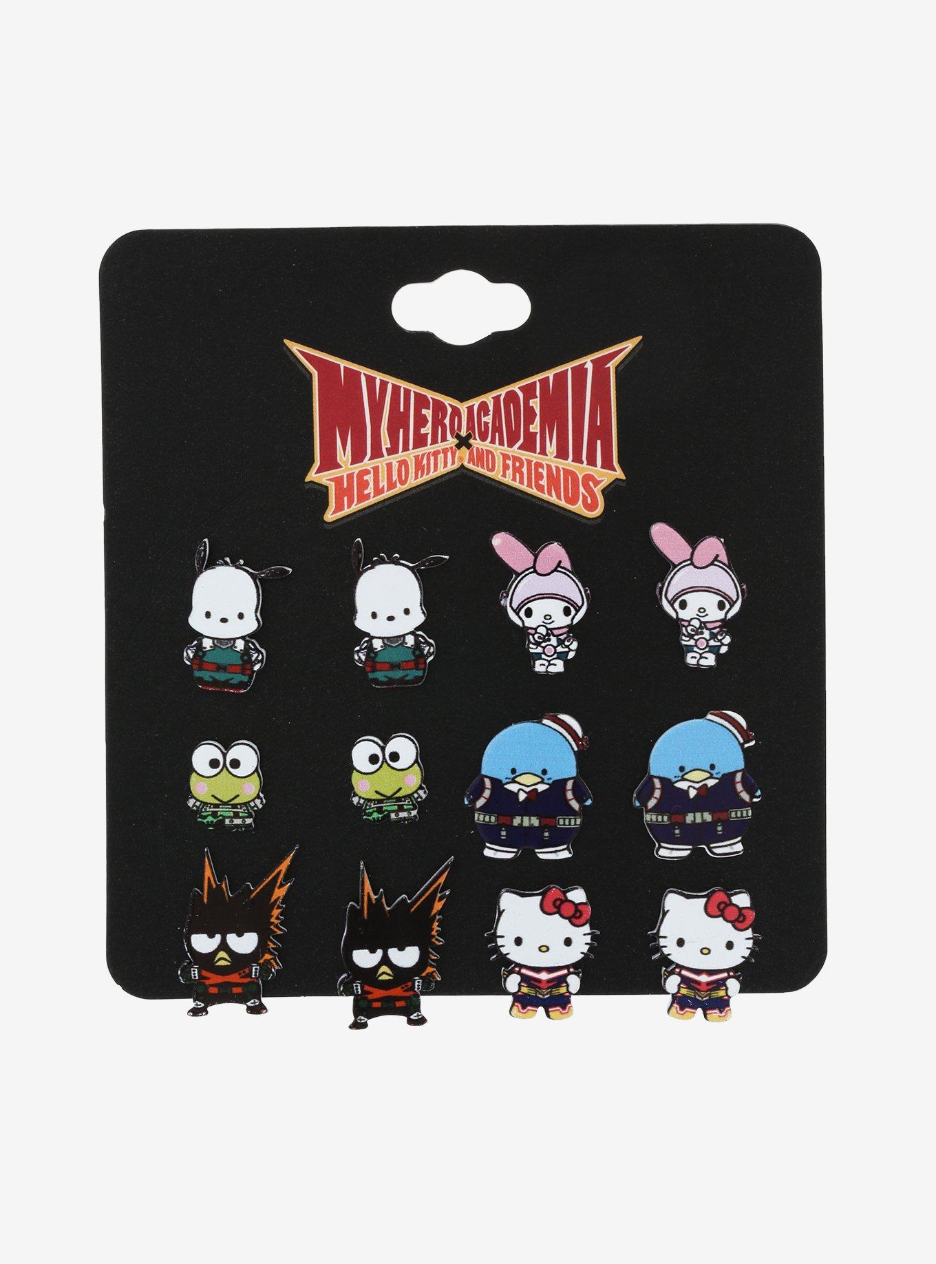 My Hero Academia X Hello Kitty And Friends Stud Earring Set, , alternate