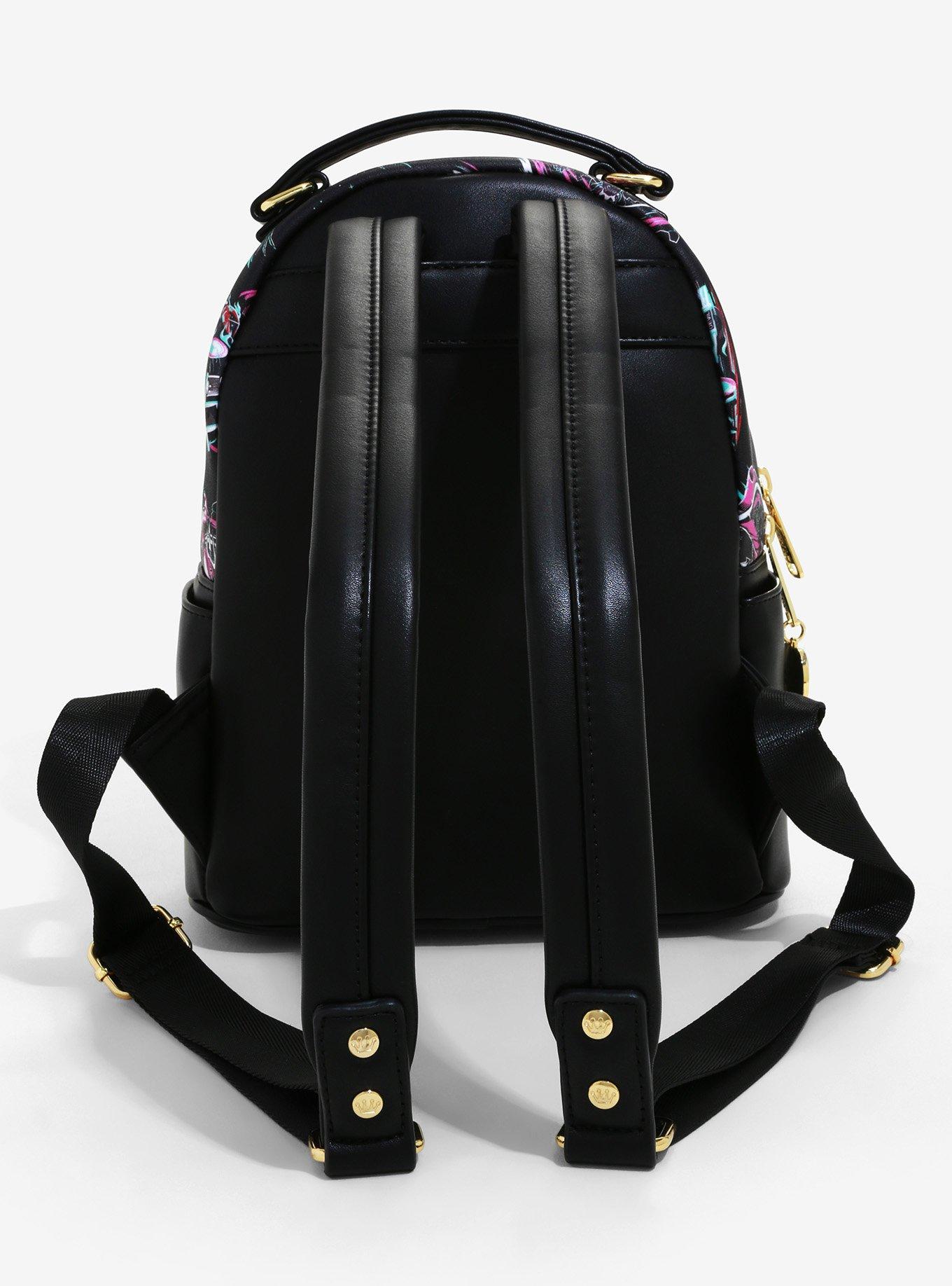 Loungefly Disney Villains Grunge Mini Backpack - BoxLunch Exclusive, , alternate