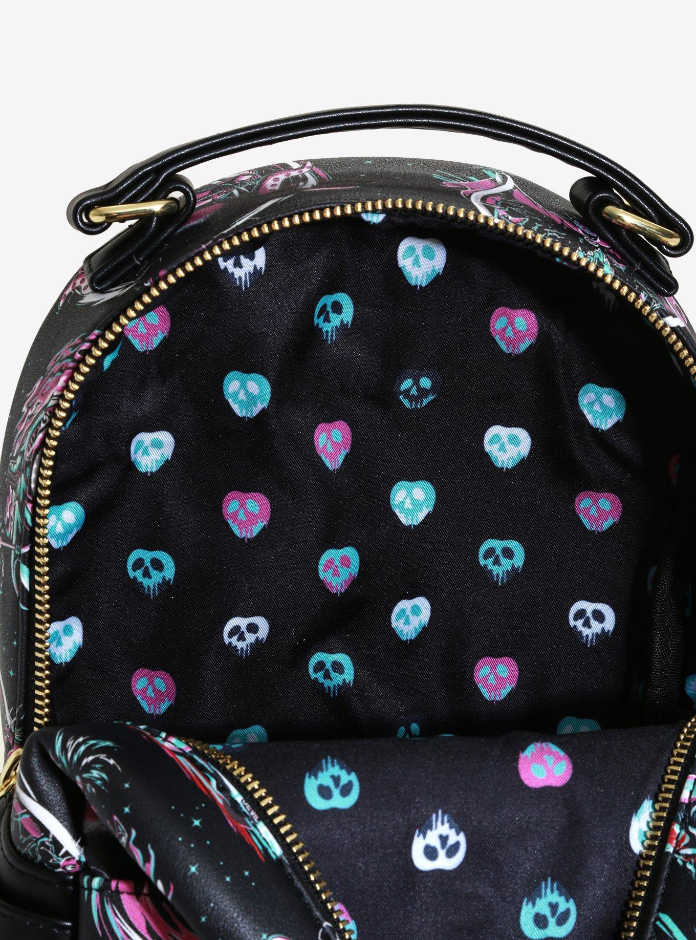 Loungefly Disney Villains Grunge Mini Backpack - BoxLunch Exclusive, , alternate