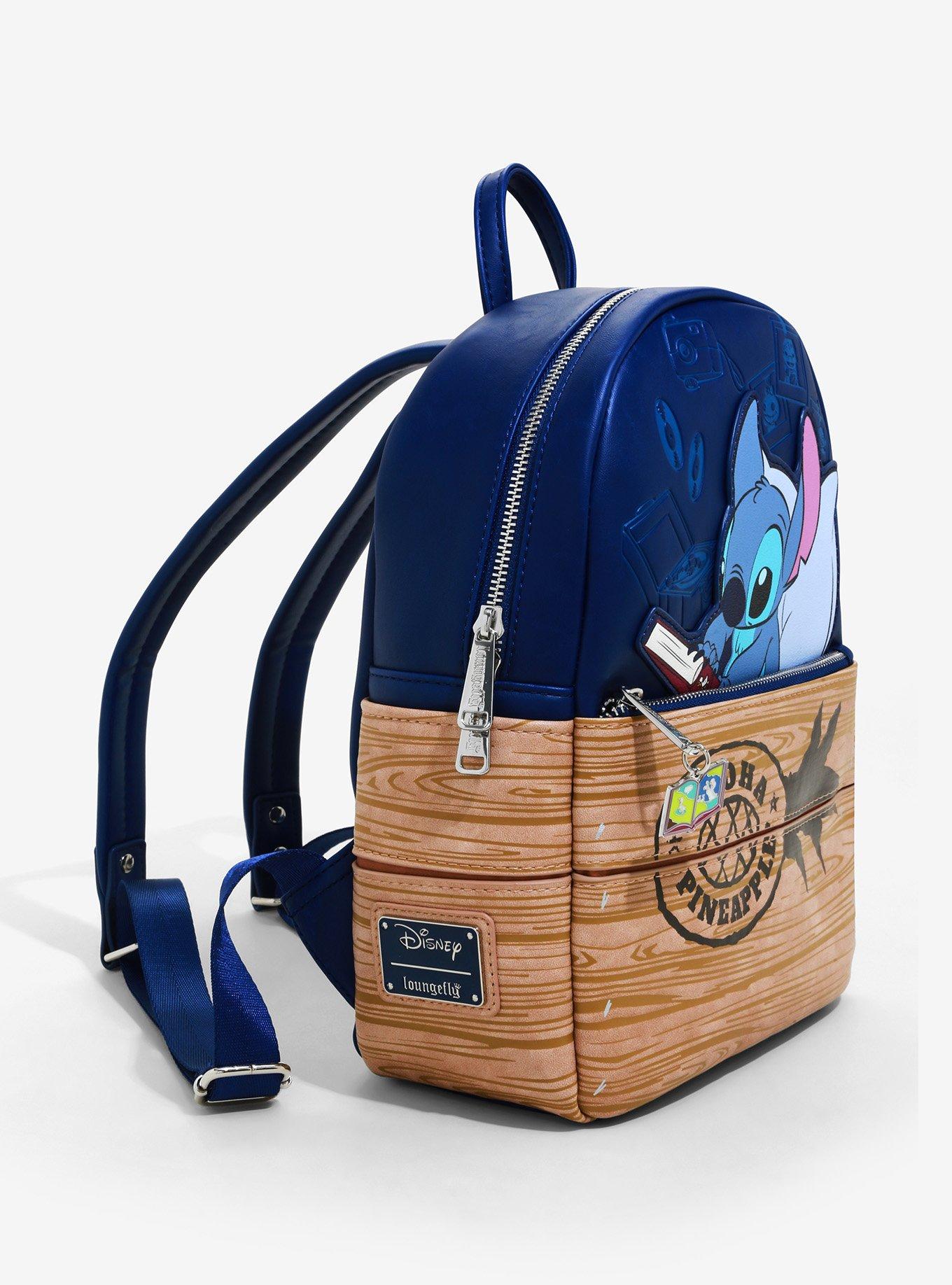 Loungefly Disney Lilo & Stitch Aloha Crate Mini Backpack  display picture 2