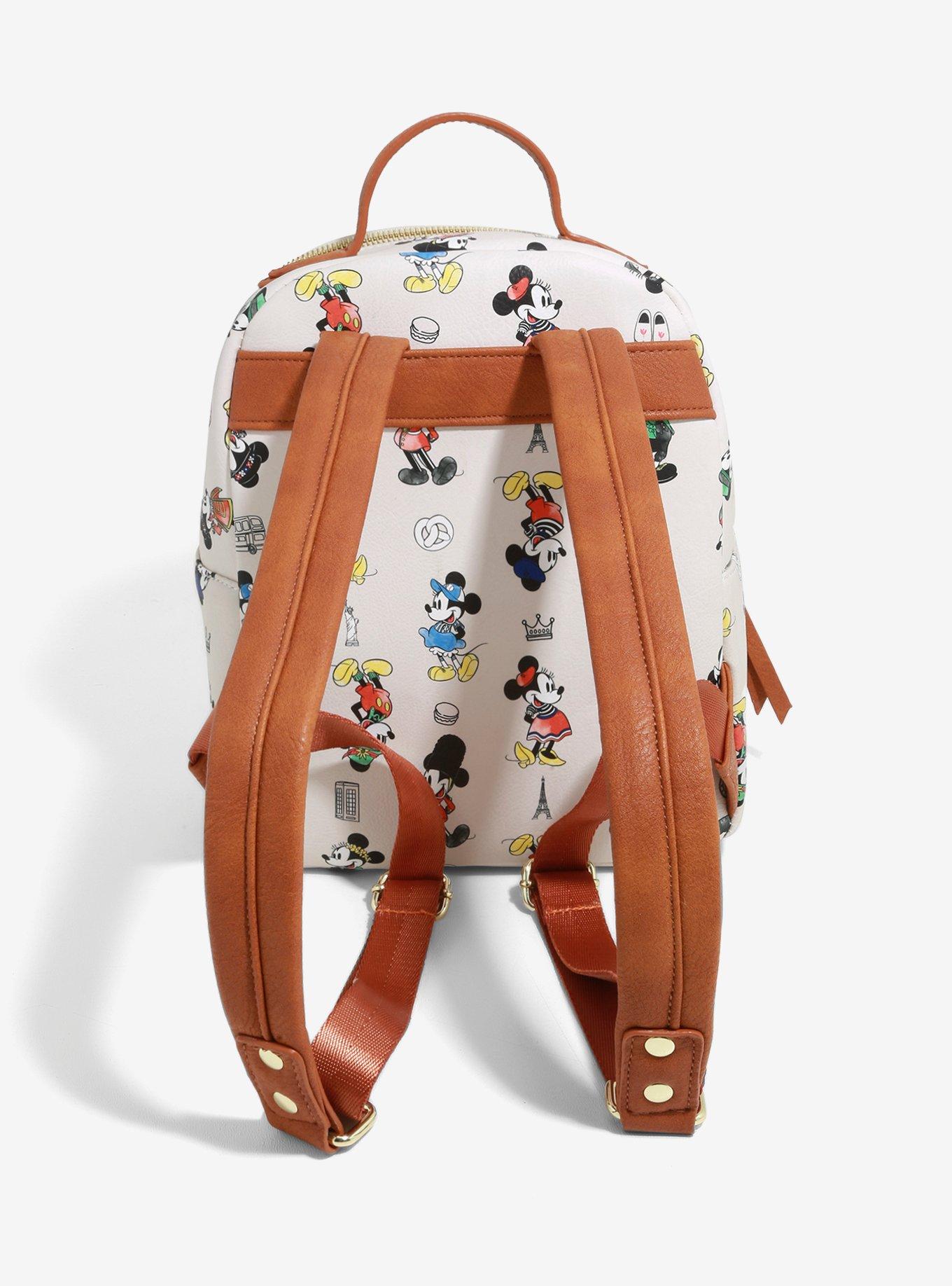 Her Universe Disney Mickey & Minnie Mouse International Mini Backpack - BoxLunch Exclusive, , alternate
