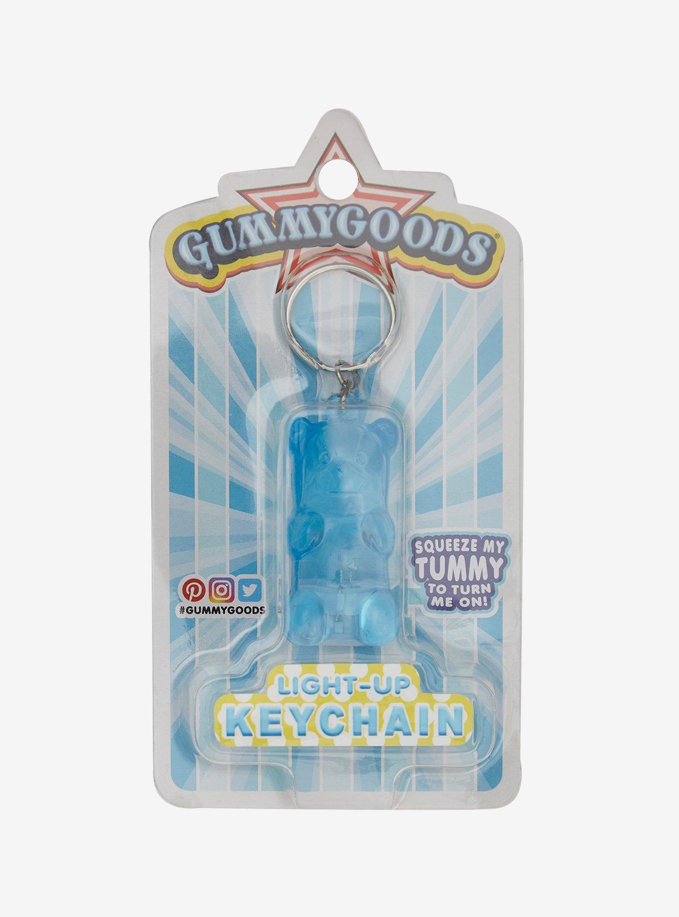 Blue Candy Bear Light-Up Key Chain, , alternate