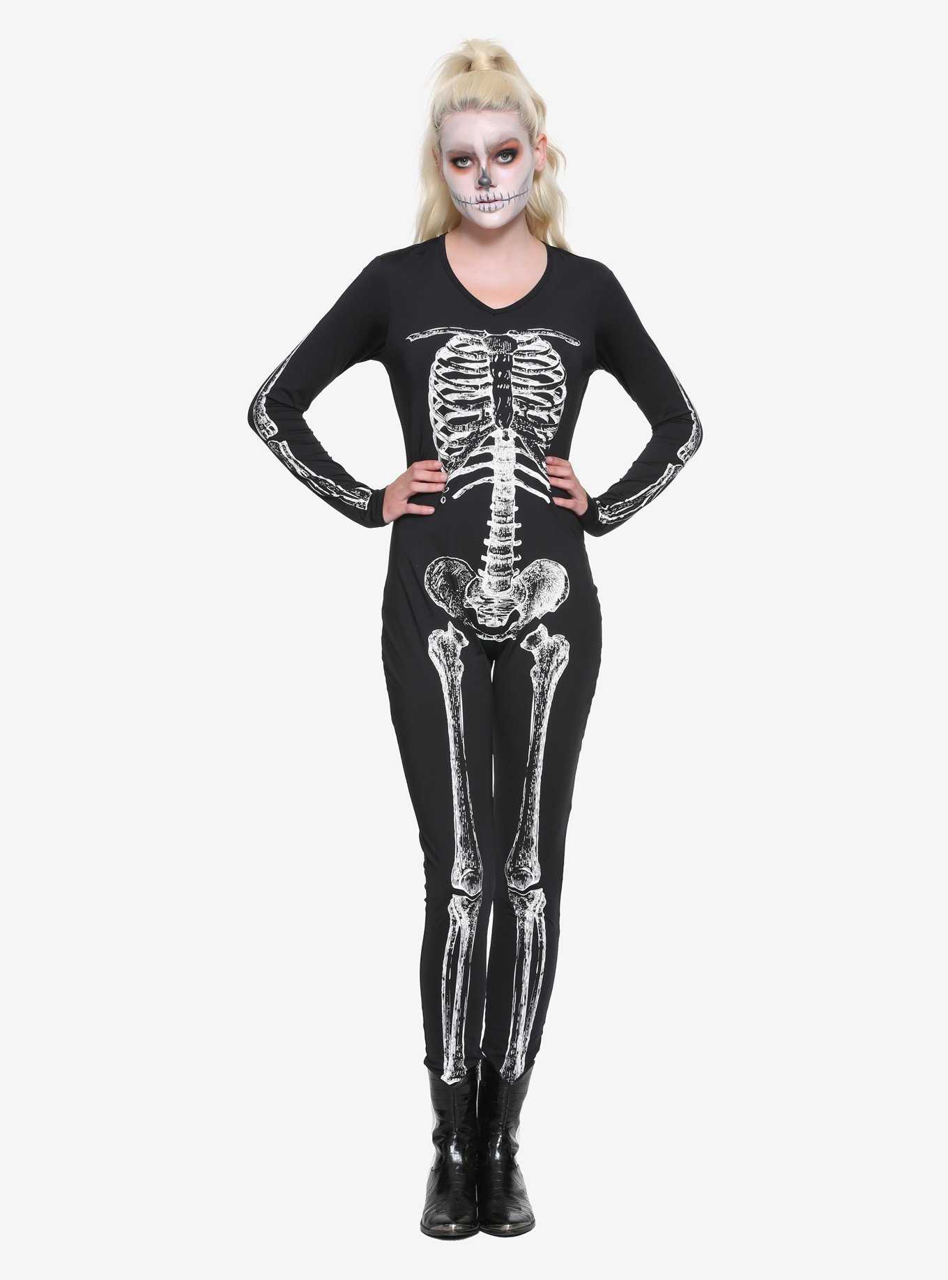 X-Ray Skeleton Catsuit, , hi-res