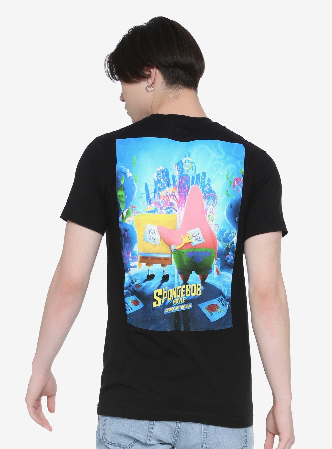 The SpongeBob Movie: Sponge On The Run Movie Poster T-Shirt, BLACK, alternate
