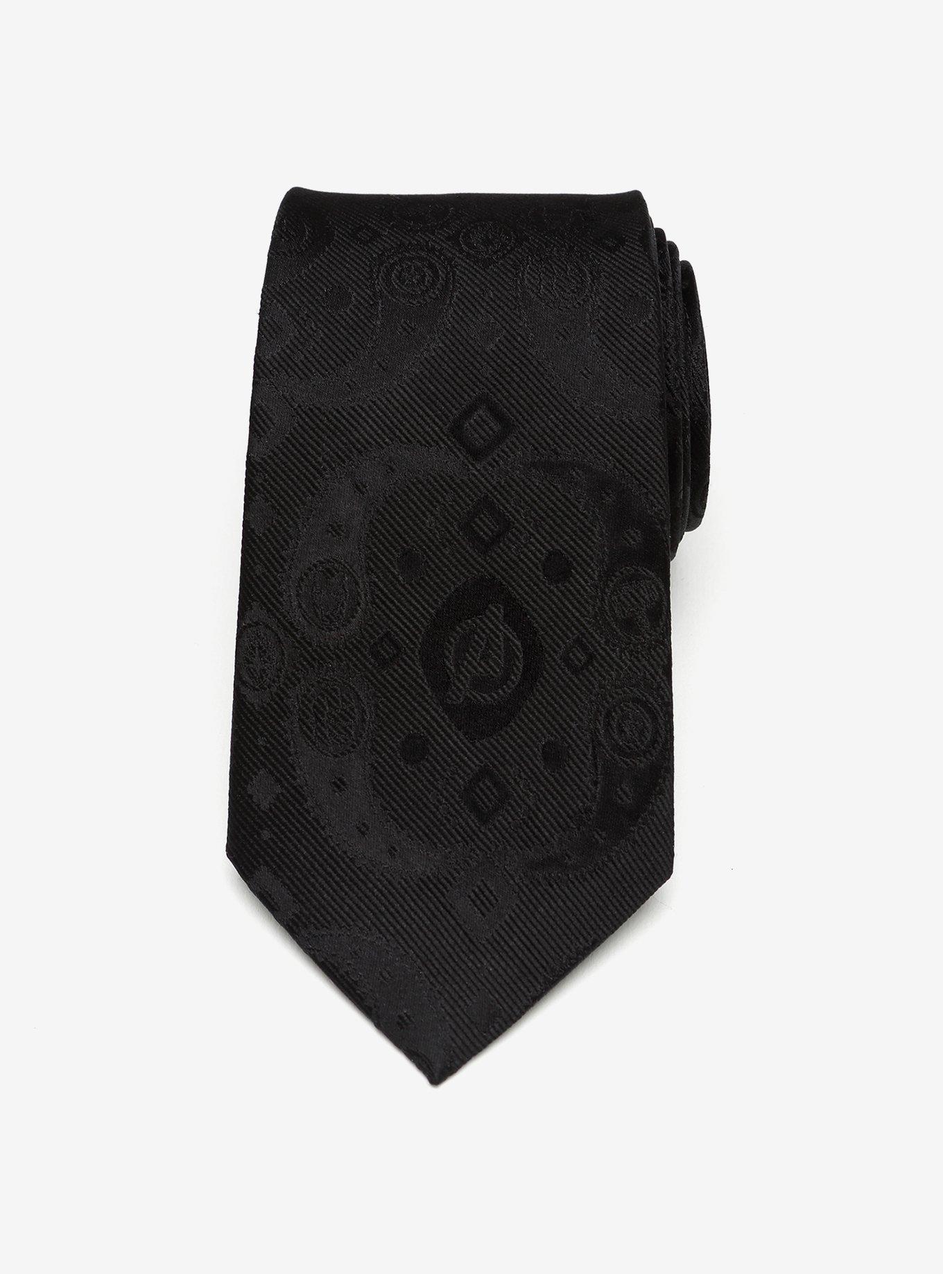 Marvel Avengers Paisley Icons Print Black Tie, , alternate