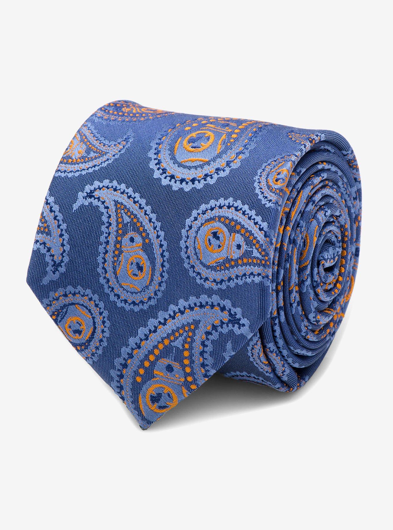 Star Wars BB-8 Blue Paisley Tie