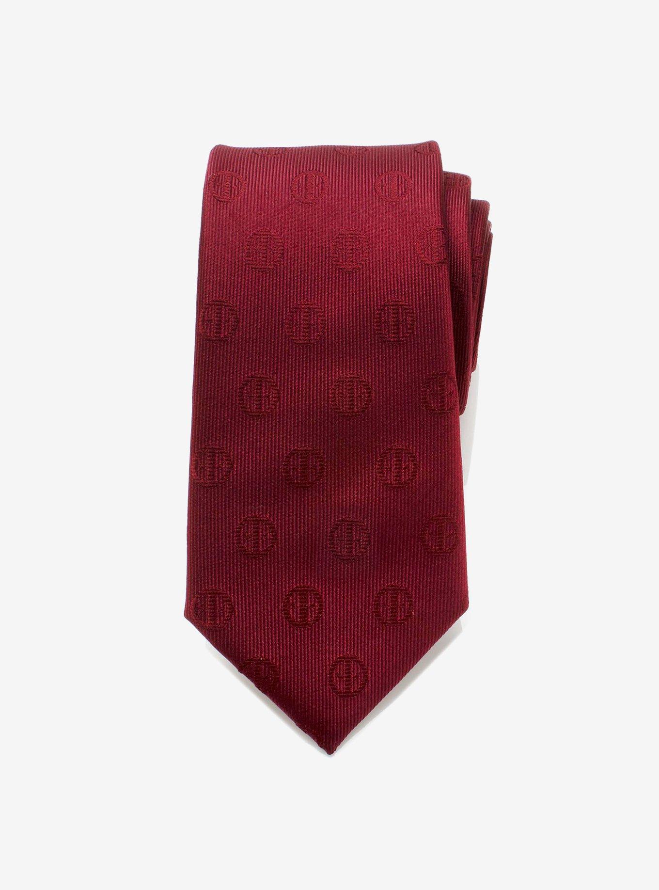 Marvel Deadpool Maroon Tie, , alternate