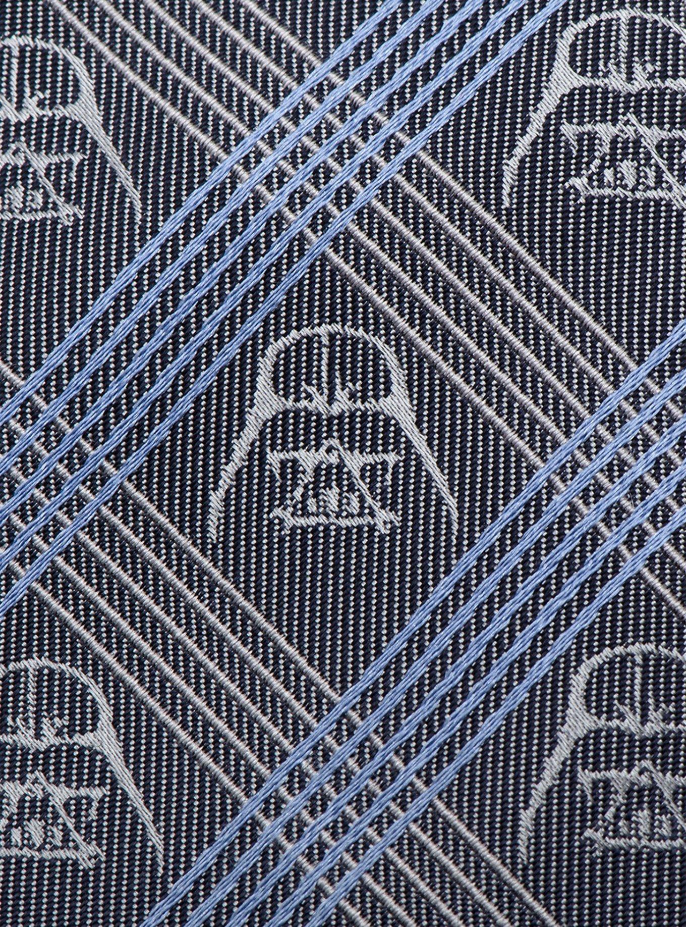 Star Wars Darth Vader Blue Plaid Tie, , alternate