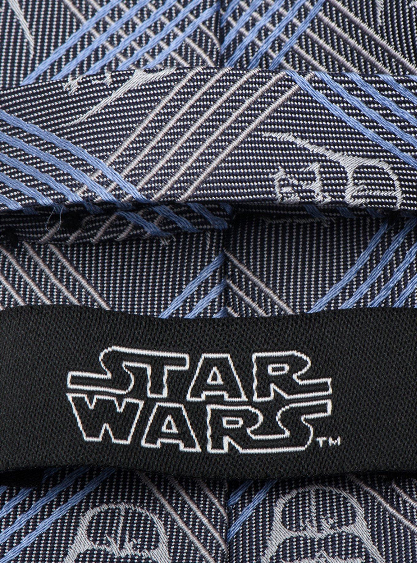 Star Wars Darth Vader Blue Plaid Tie, , alternate