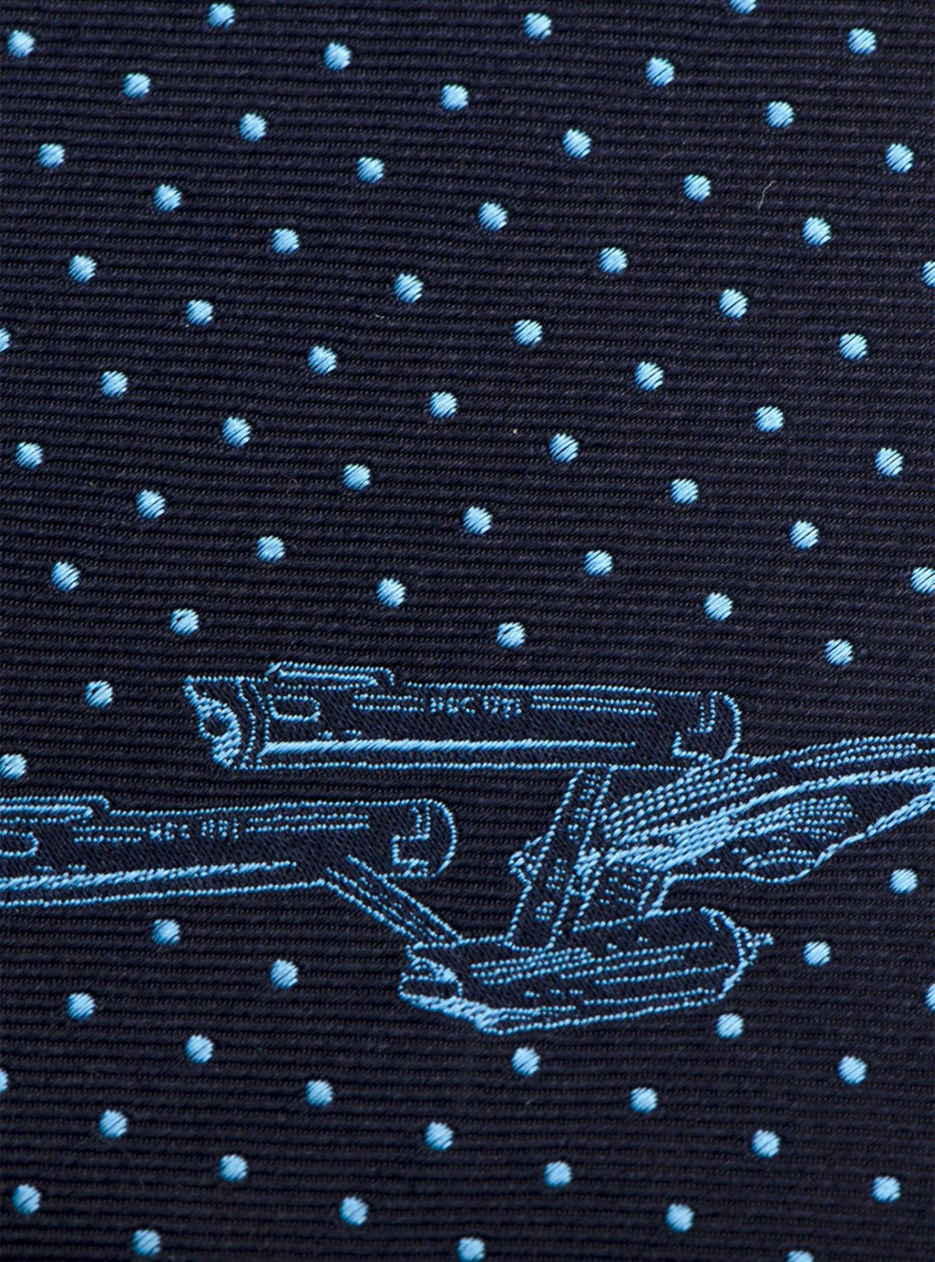 Star Trek Enterprise Dot Blue Tie, , alternate