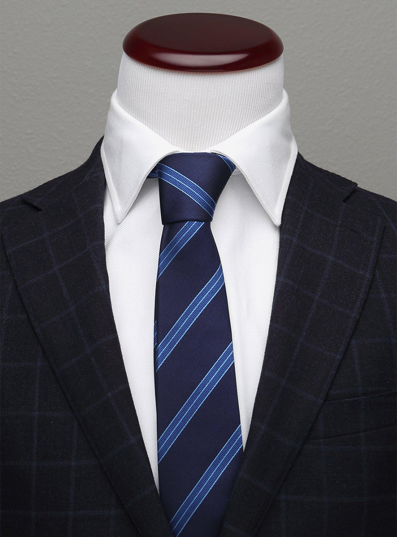 Star Trek Enterprise Flight Blue Stripe Tie, , alternate