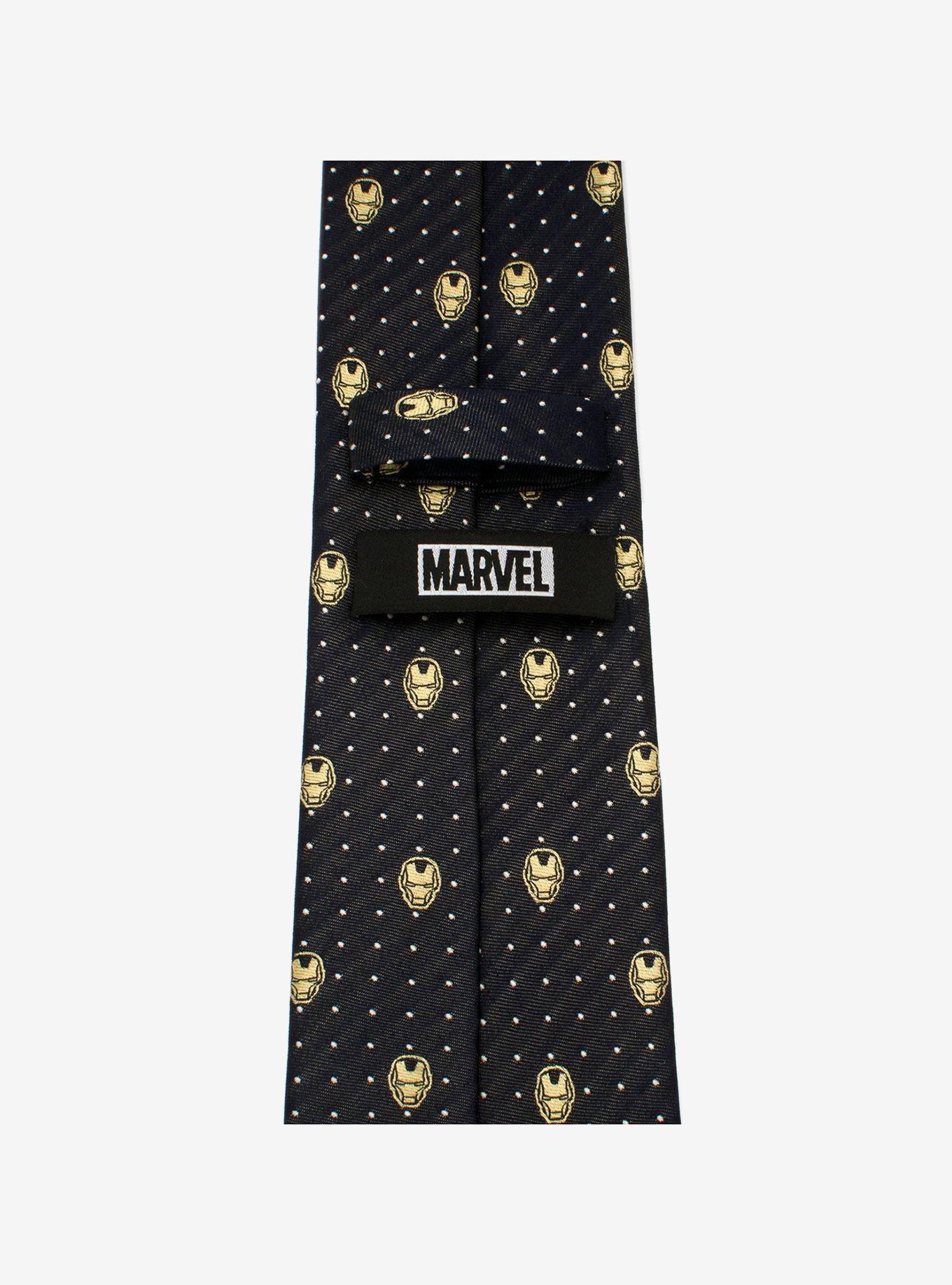 Marvel Iron Man Gray Dot Tie