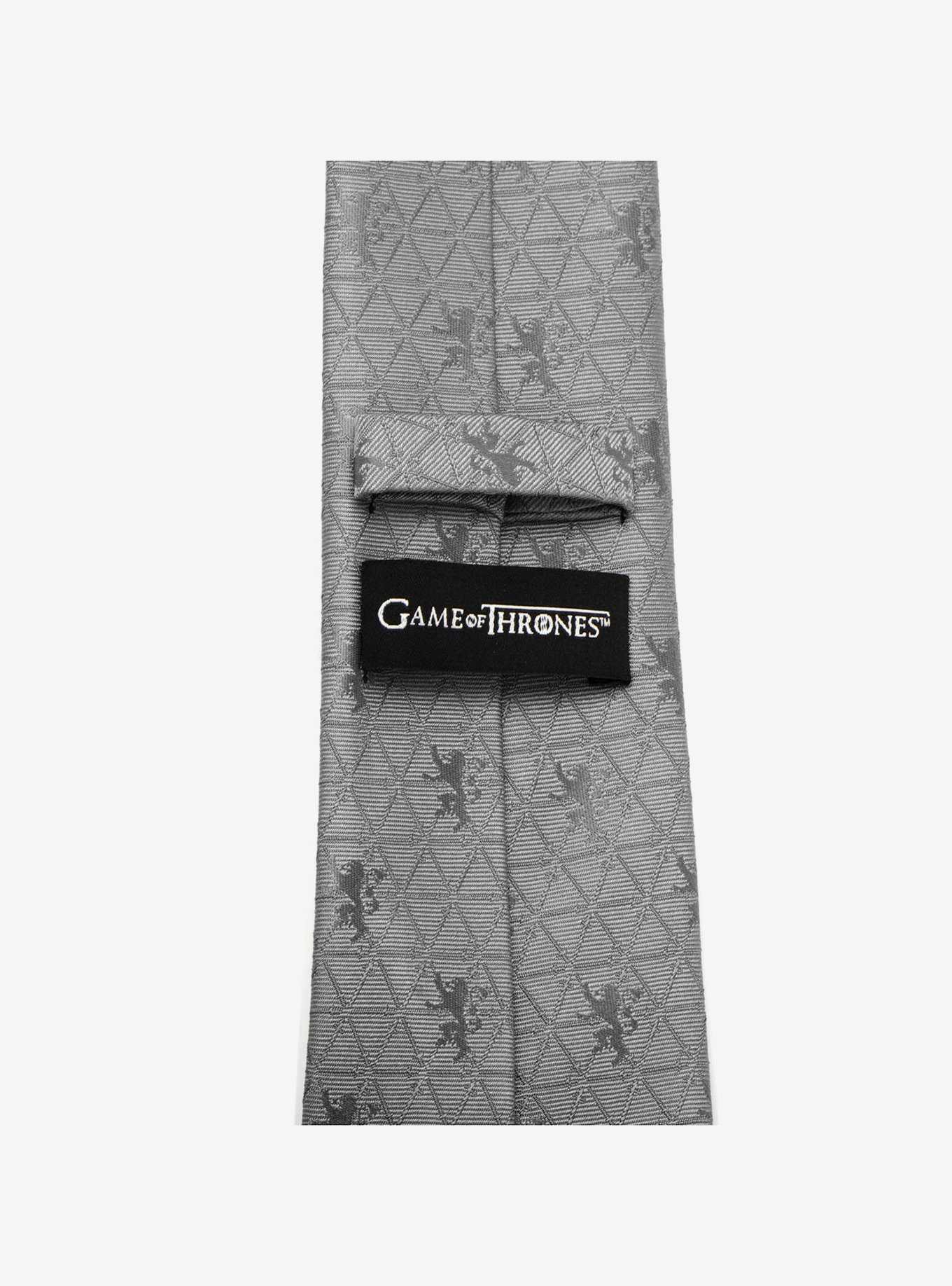 Game Of Thrones Lannister Geometric Sword Gray Tie, , hi-res