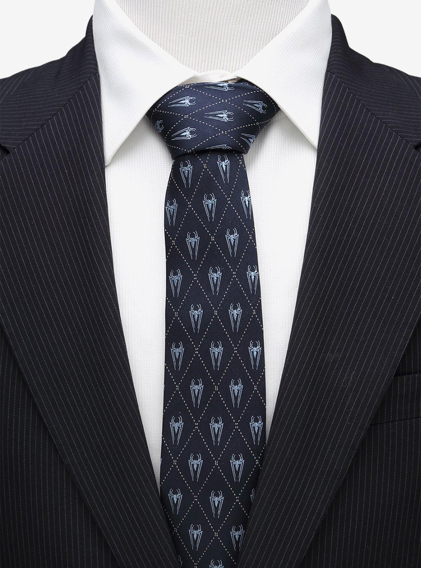 Marvel Spider-Man Diamond Navy Tie, , alternate