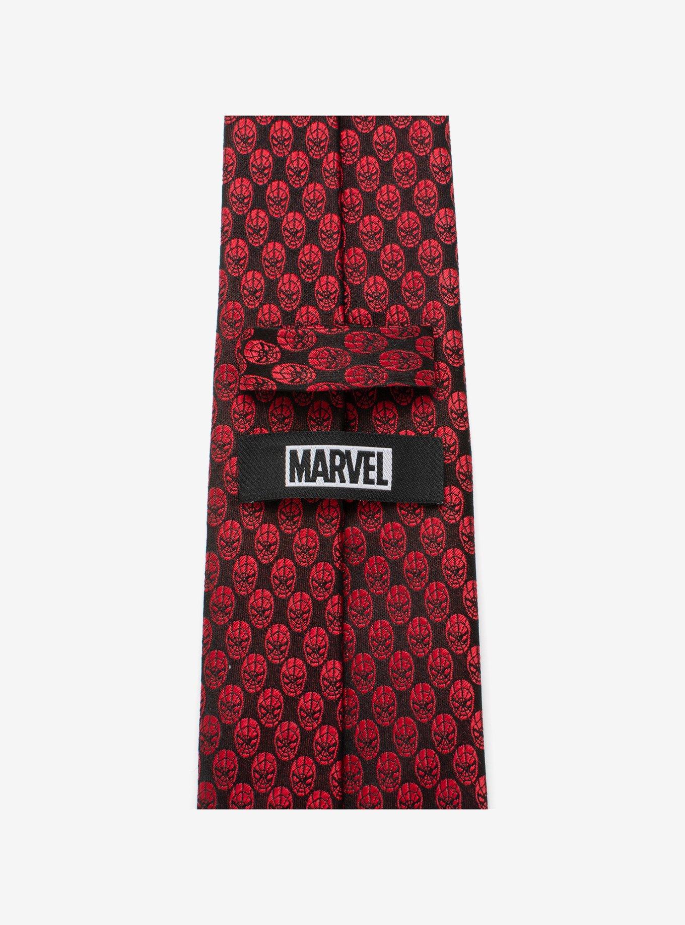 Marvel Spider-Man Mask Red Tie, , alternate