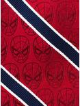 Marvel Spider-Man Red and Navy Stripe Tie, , alternate